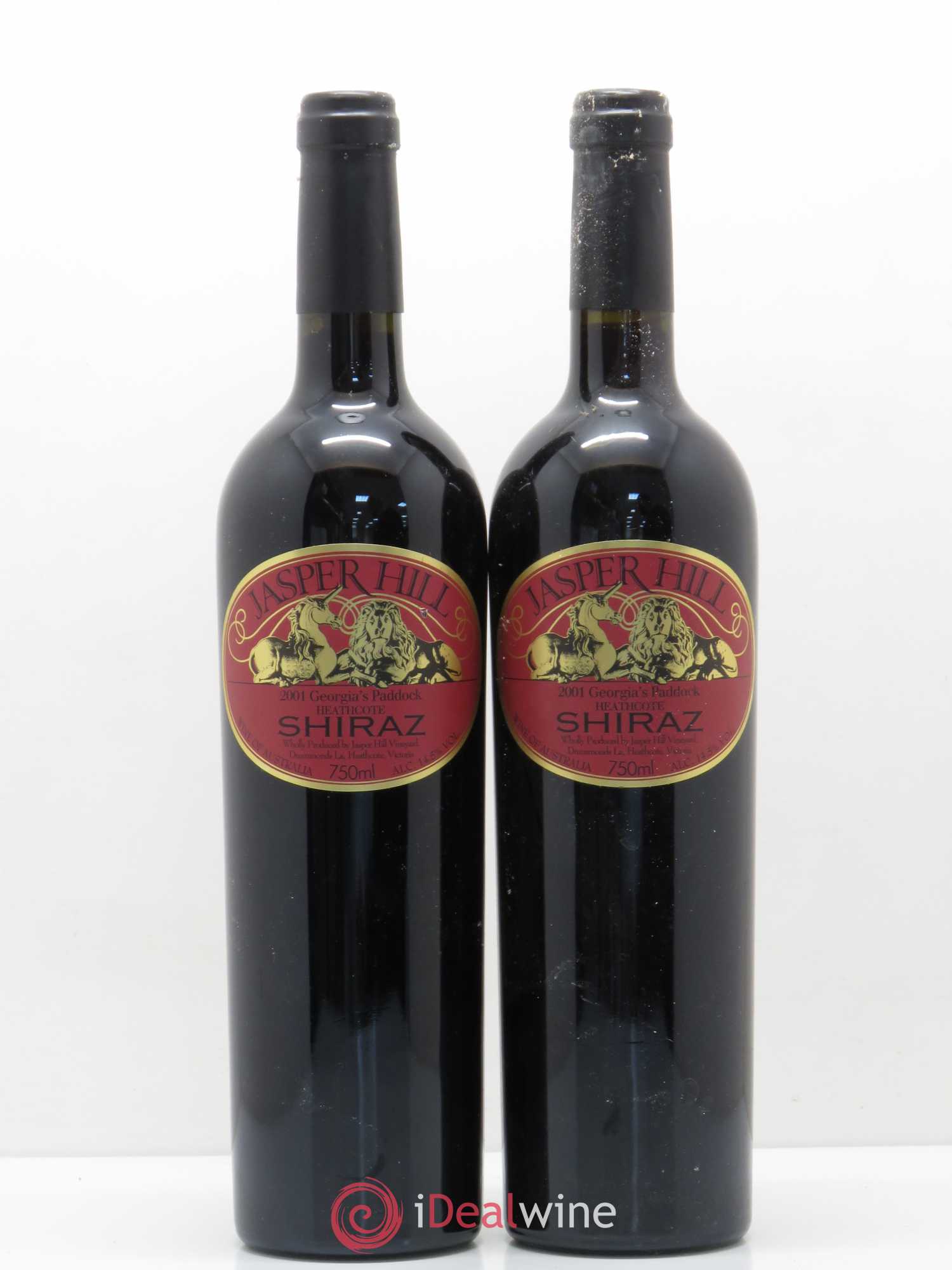 Australie Jasper Hill Shiraz Heathcote (sans prix de réserve) 2001 - Posten von 2 Flaschen - 0