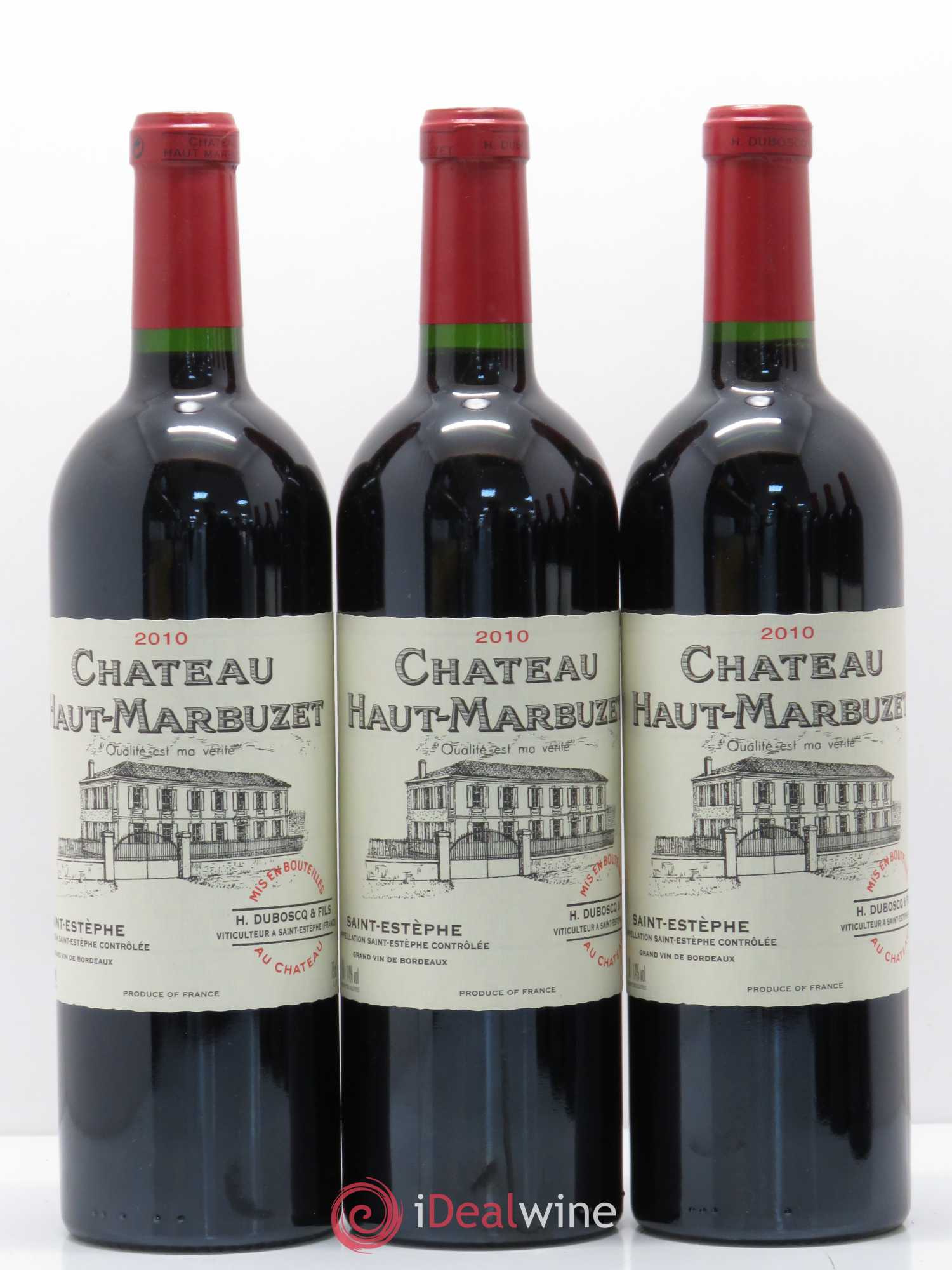 Château Haut Marbuzet 2010 - Lot de 6 bouteilles - 1
