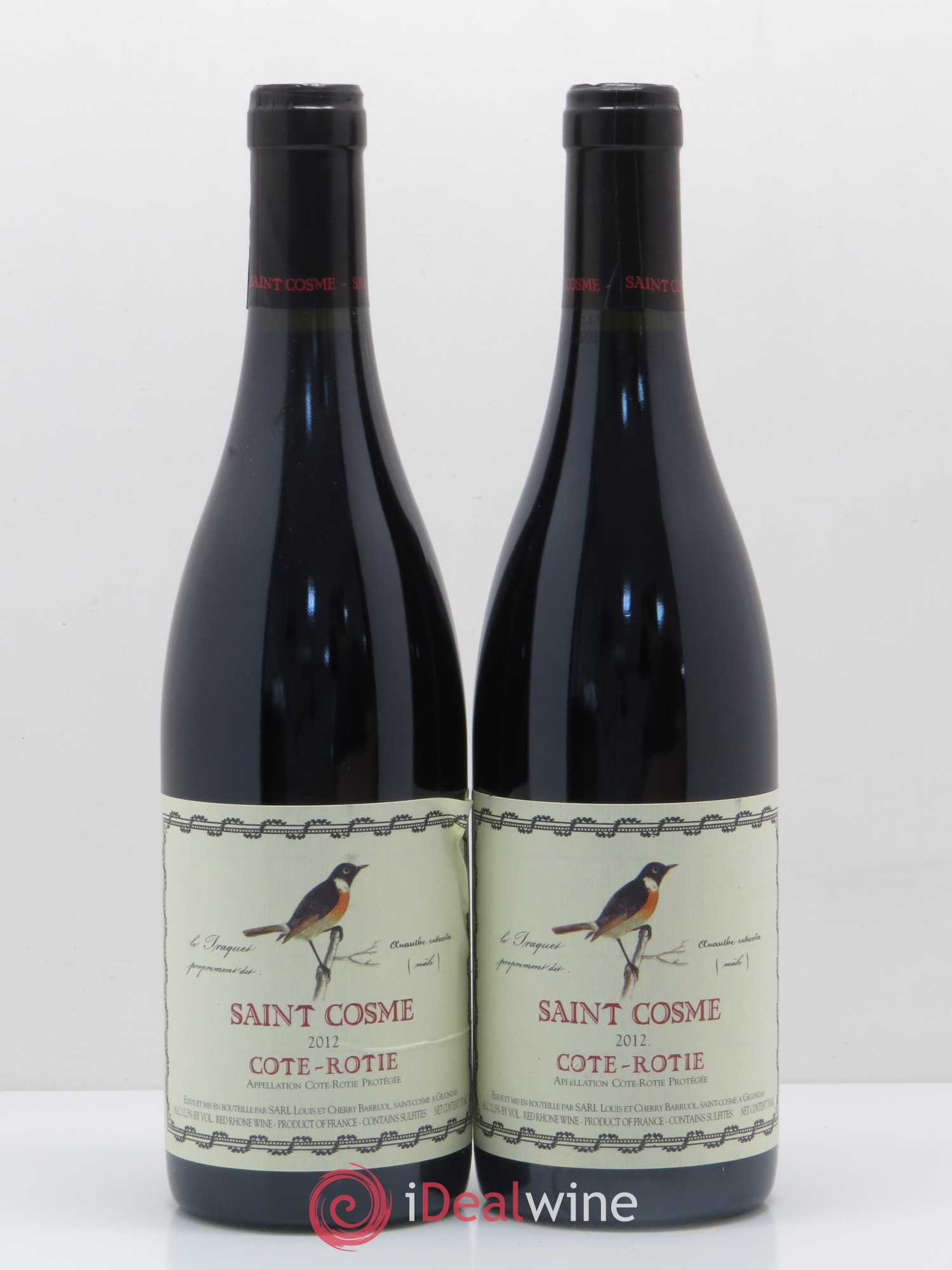 Côte-Rôtie Saint Cosme 2012 - Posten von 2 Flaschen - 0