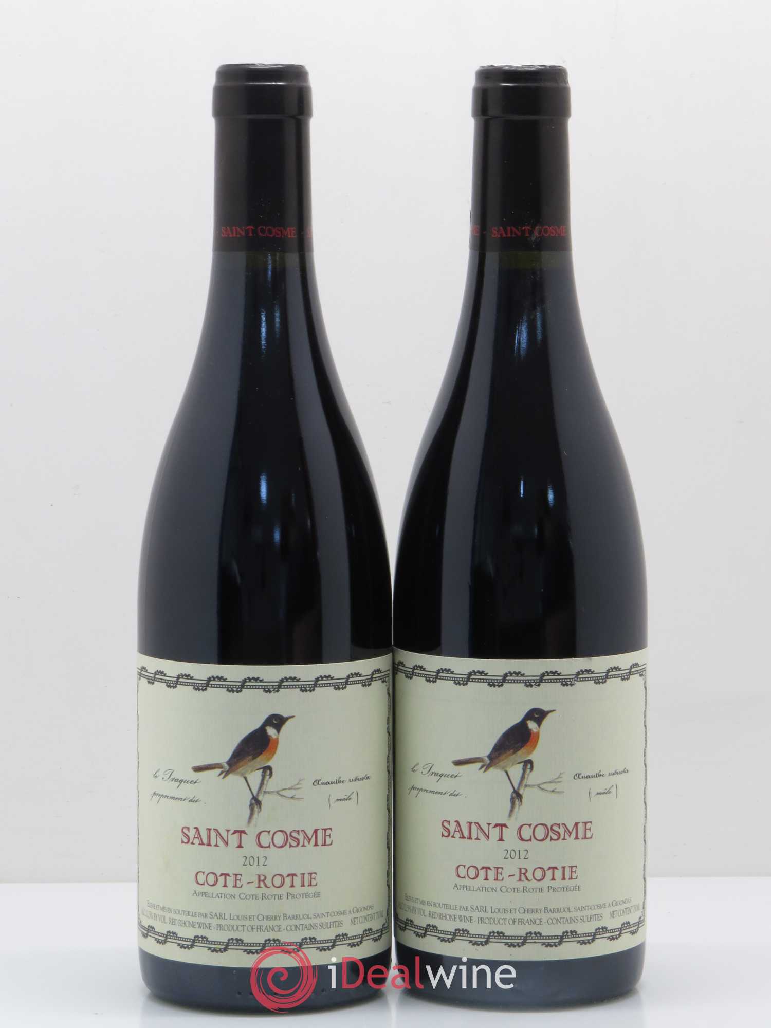 Côte-Rôtie Saint Cosme 2012 - Posten von 2 Flaschen - 0