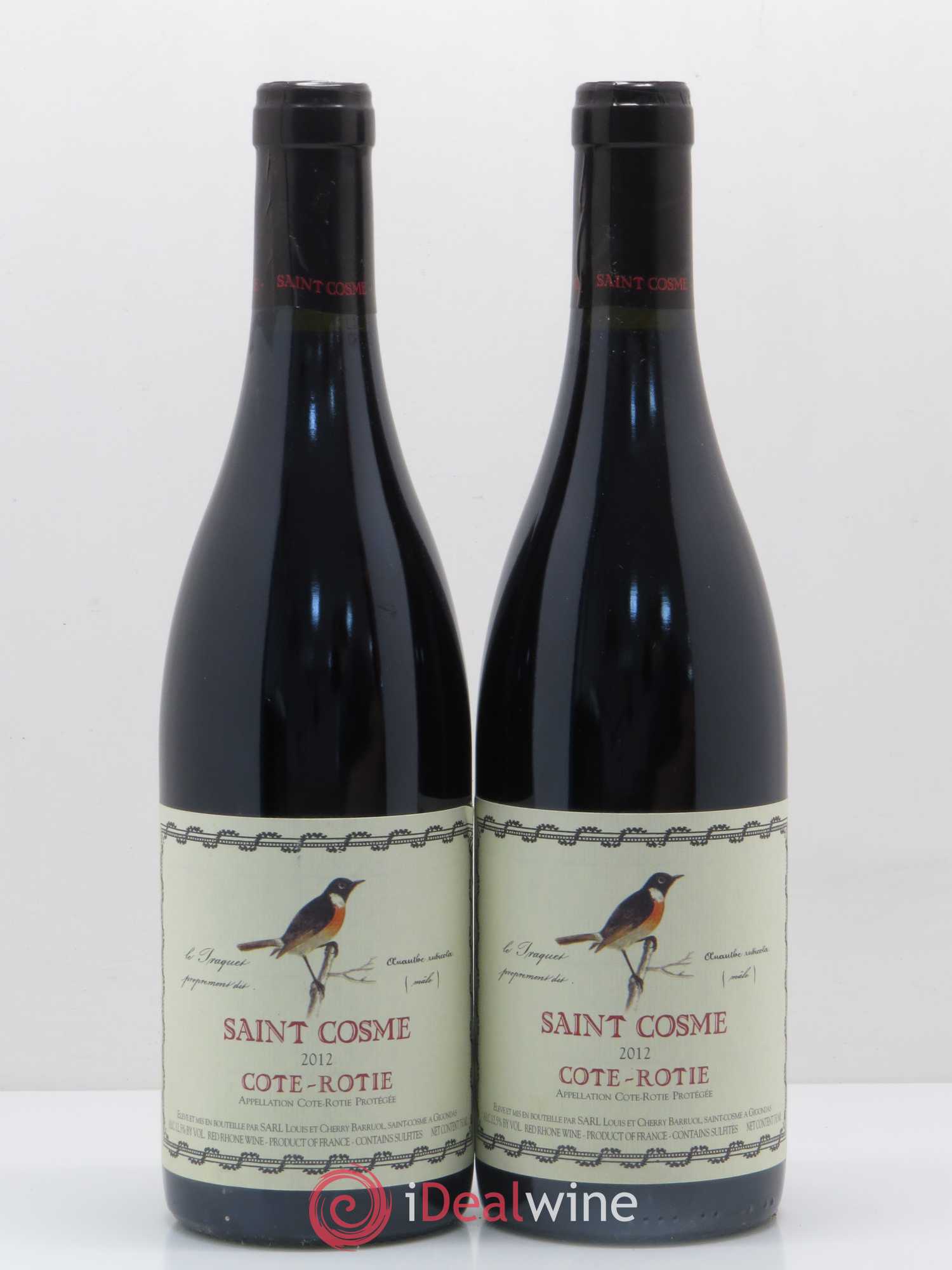 Côte-Rôtie Saint Cosme 2012 - Posten von 2 Flaschen - 0