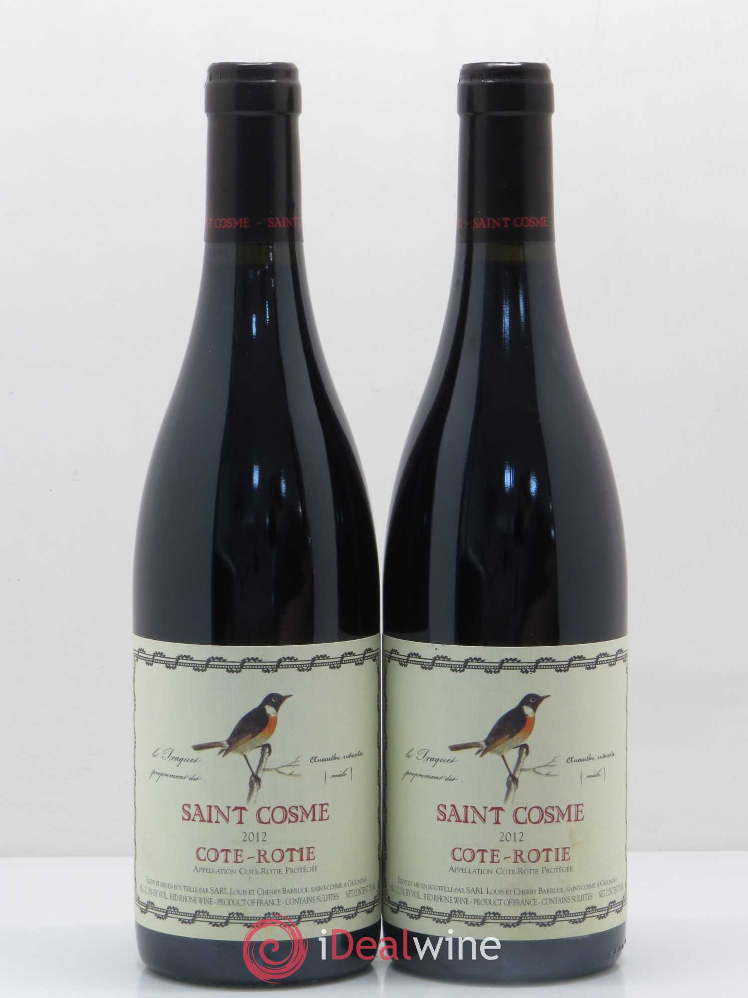 Côte-Rôtie Saint Cosme 2012 - Lot de 2 bouteilles - 0