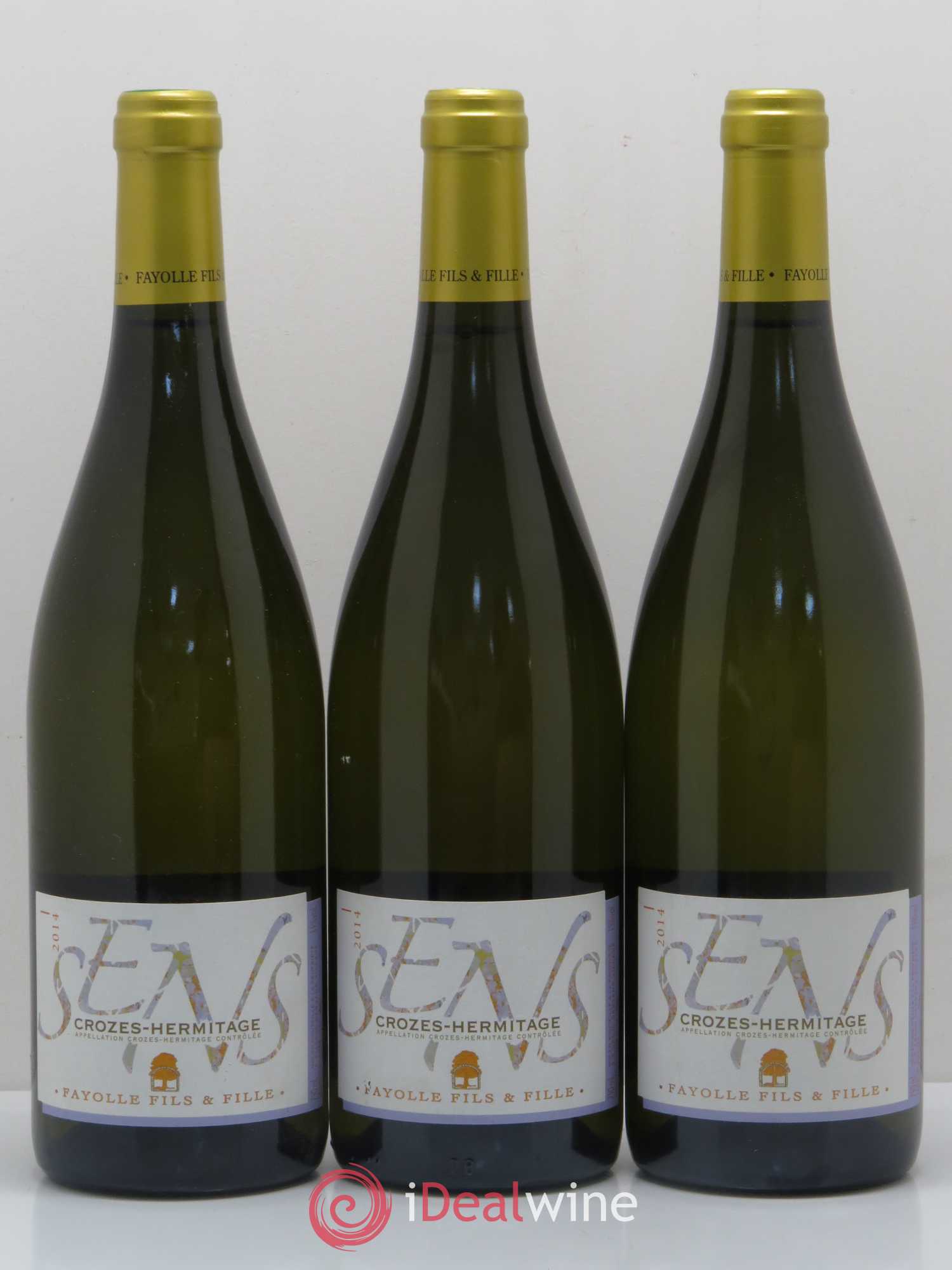 Crozes-Hermitage Sens Fayolle (sans prix de réserve) 2014 - Posten von 12 Flaschen - 1