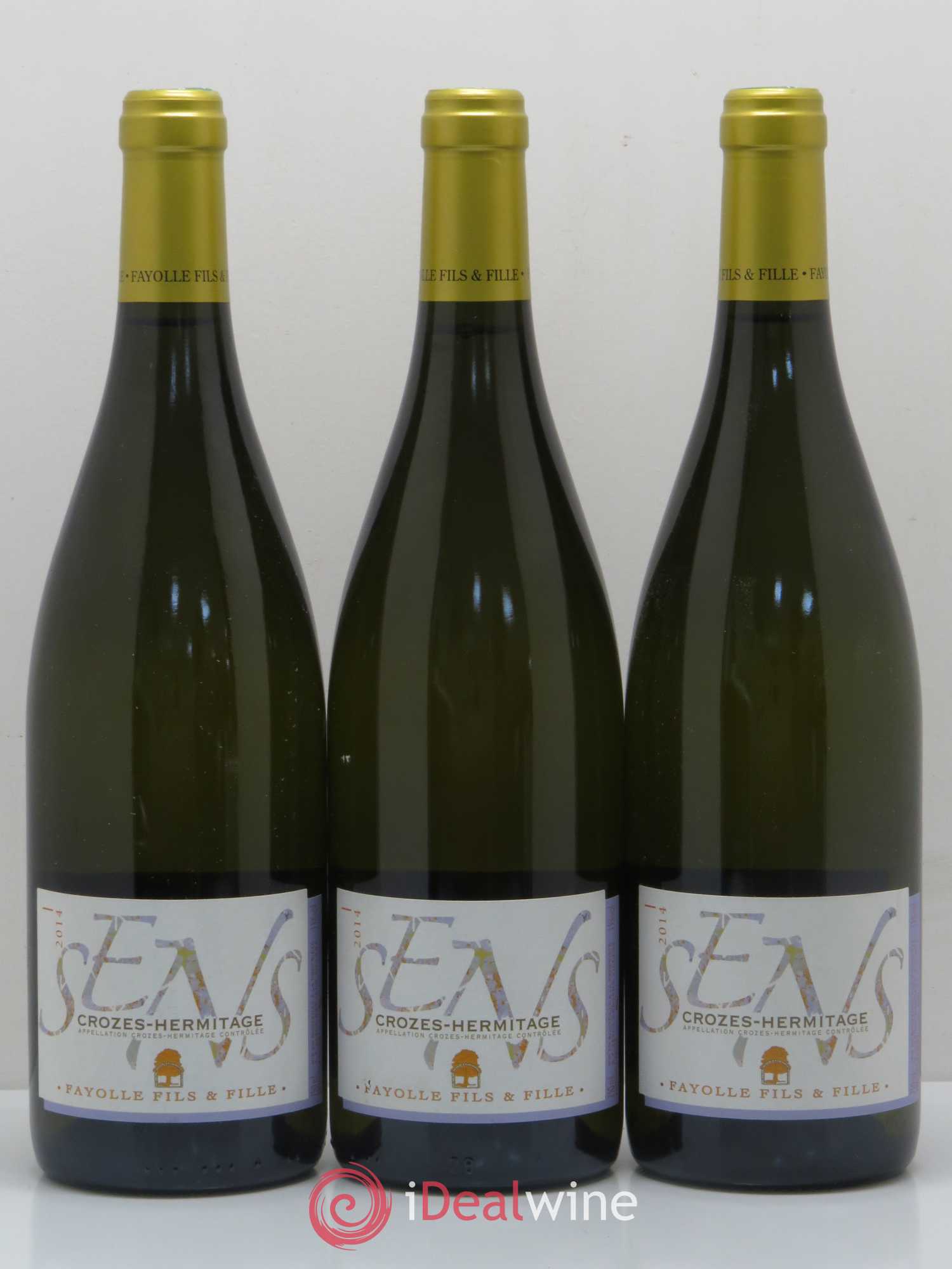 Crozes-Hermitage Sens Fayolle (sans prix de réserve) 2014 - Posten von 12 Flaschen - 3