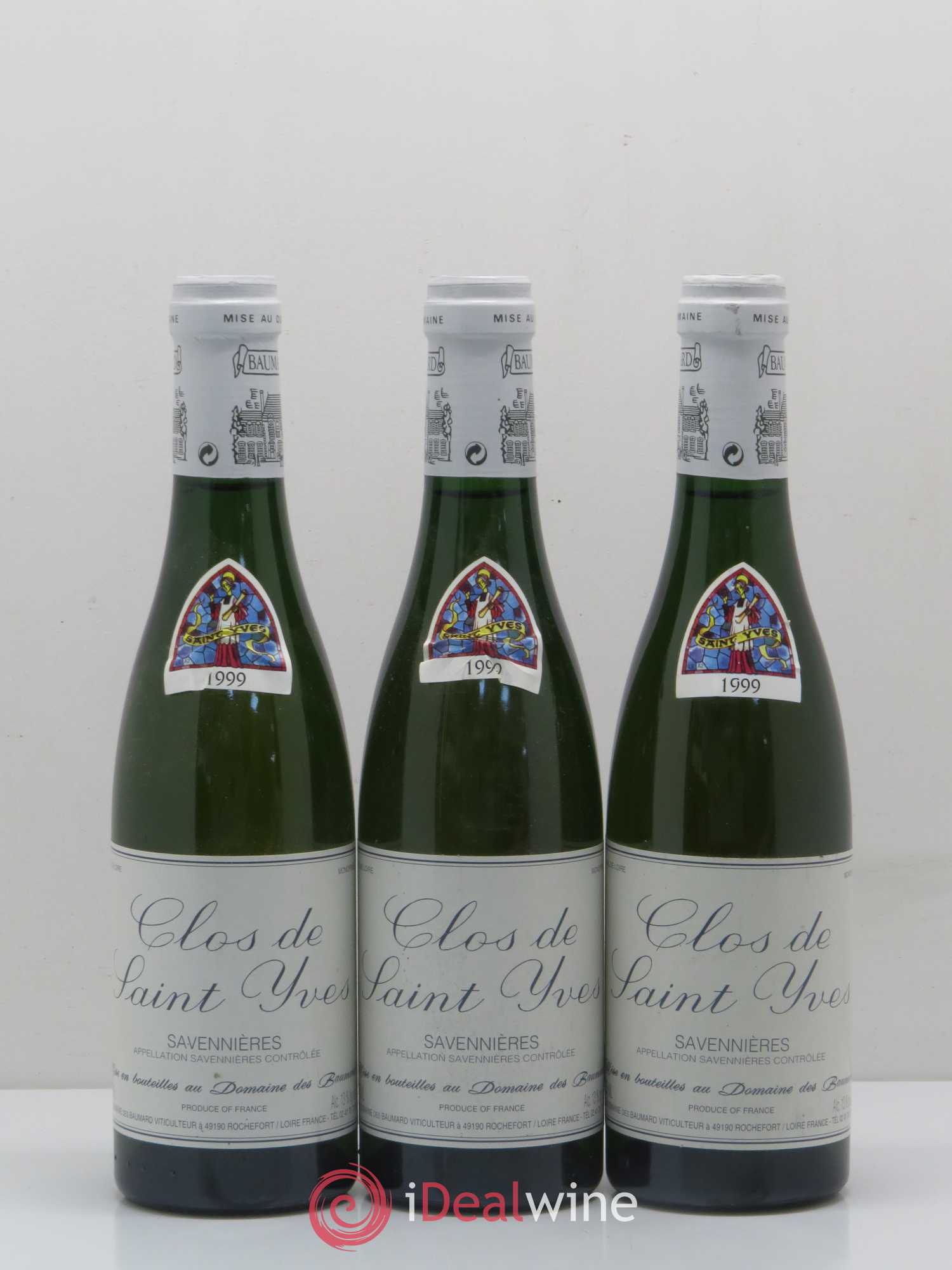 Savennières Clos Saint Yves Domaine des Baumard (sans prix de réserve) 1999 - Posten von 12 Demi-Flaschen - 1