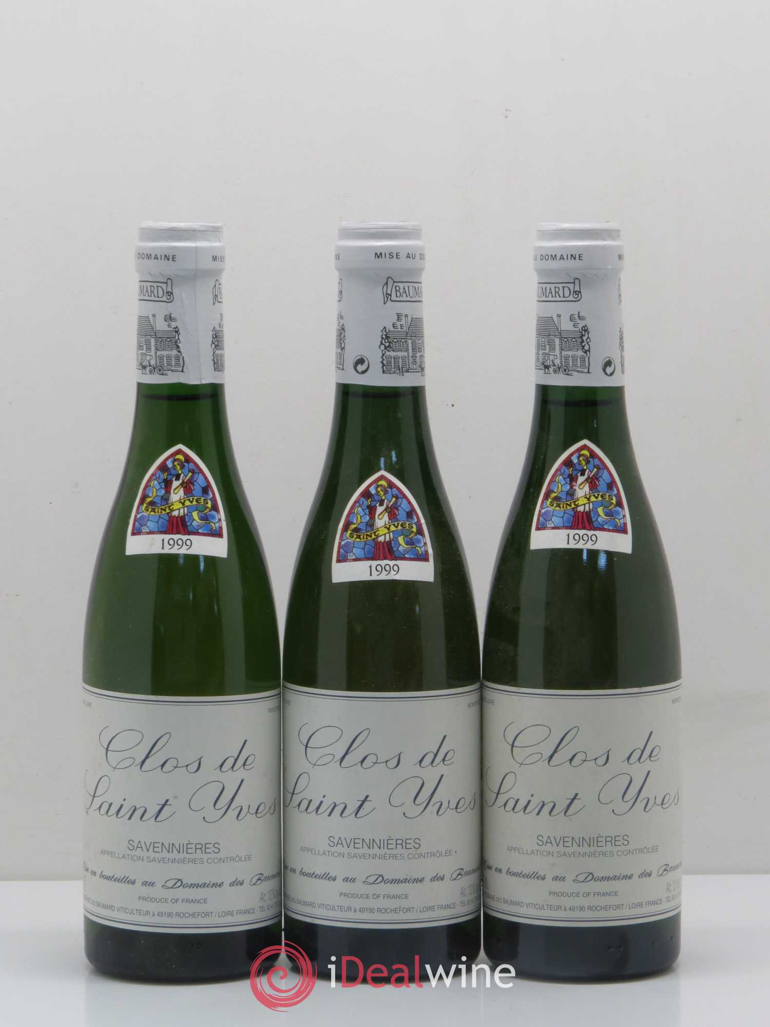 Savennières Clos Saint Yves Domaine des Baumard (sans prix de réserve) 1999 - Posten von 12 Demi-Flaschen - 3