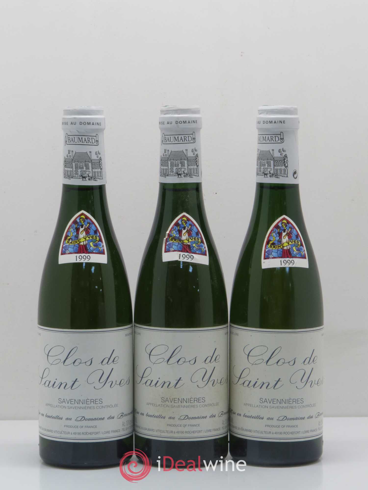 Savennières Clos Saint Yves Domaine des Baumard (sans prix de réserve) 1999 - Posten von 12 Demi-Flaschen - 4