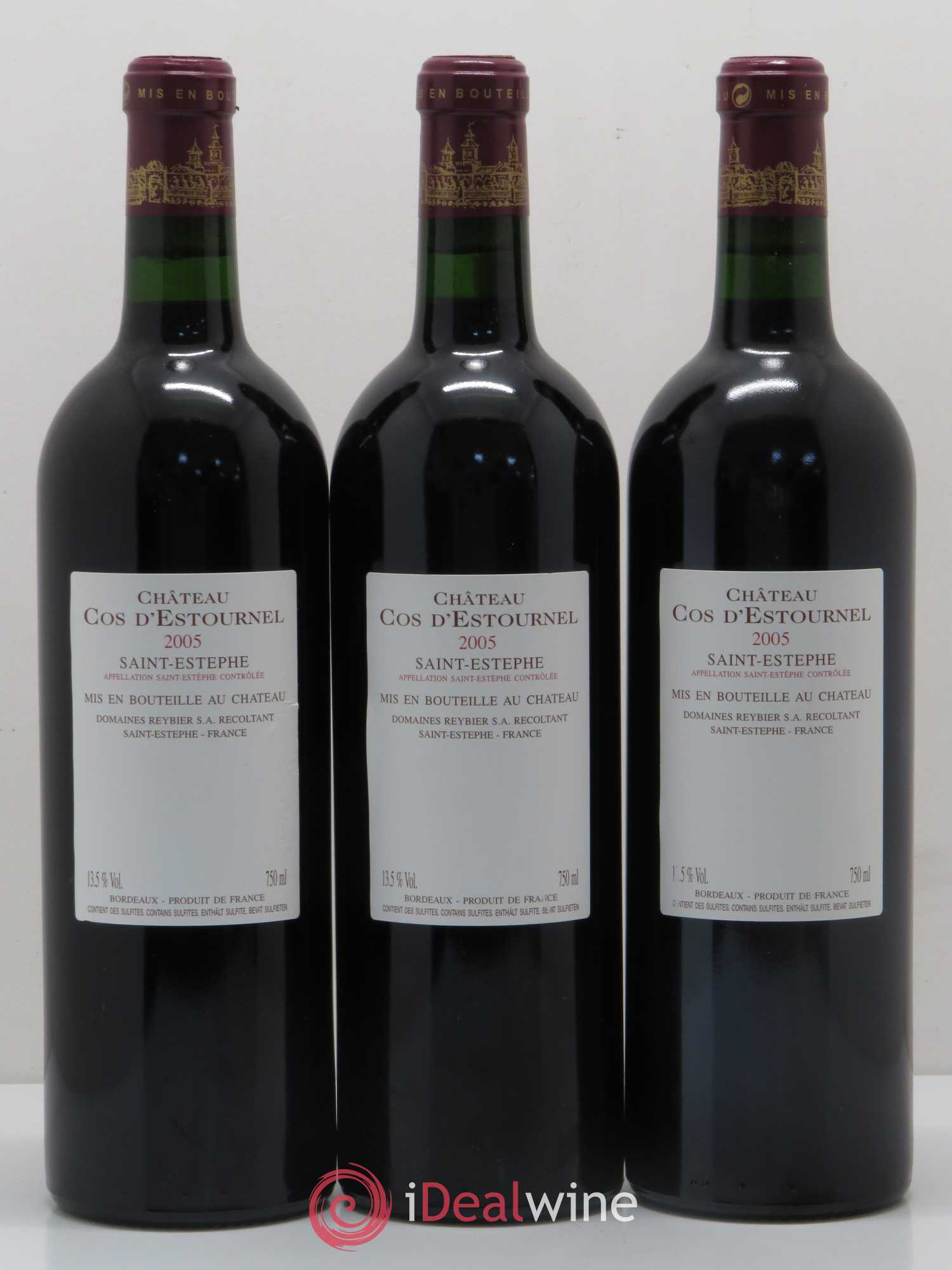 Cos d'Estournel 2ème Grand Cru Classé 2005 - Lot de 12 bouteilles - 2