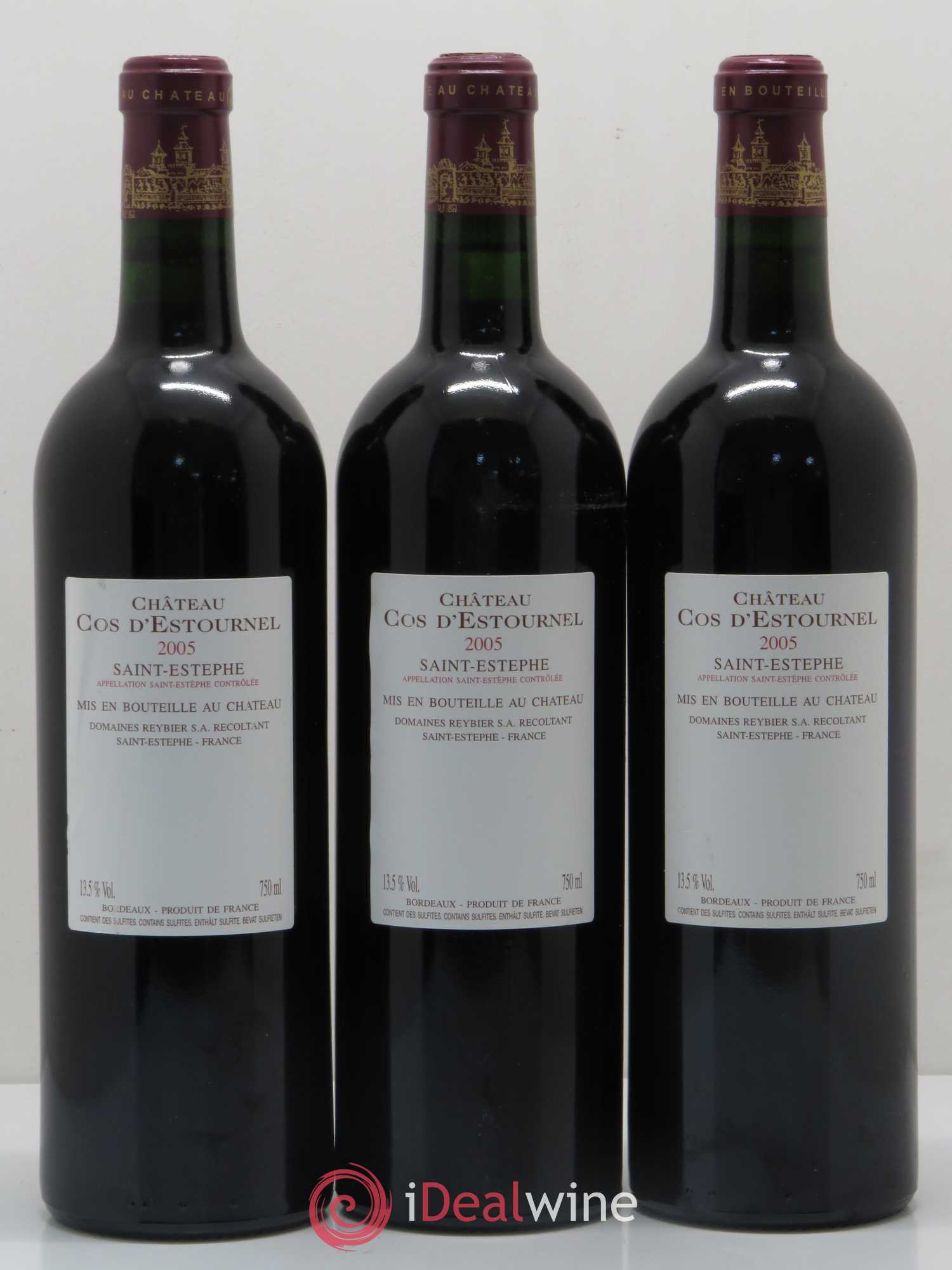 Cos d'Estournel 2ème Grand Cru Classé 2005 - Lot de 12 bouteilles - 8