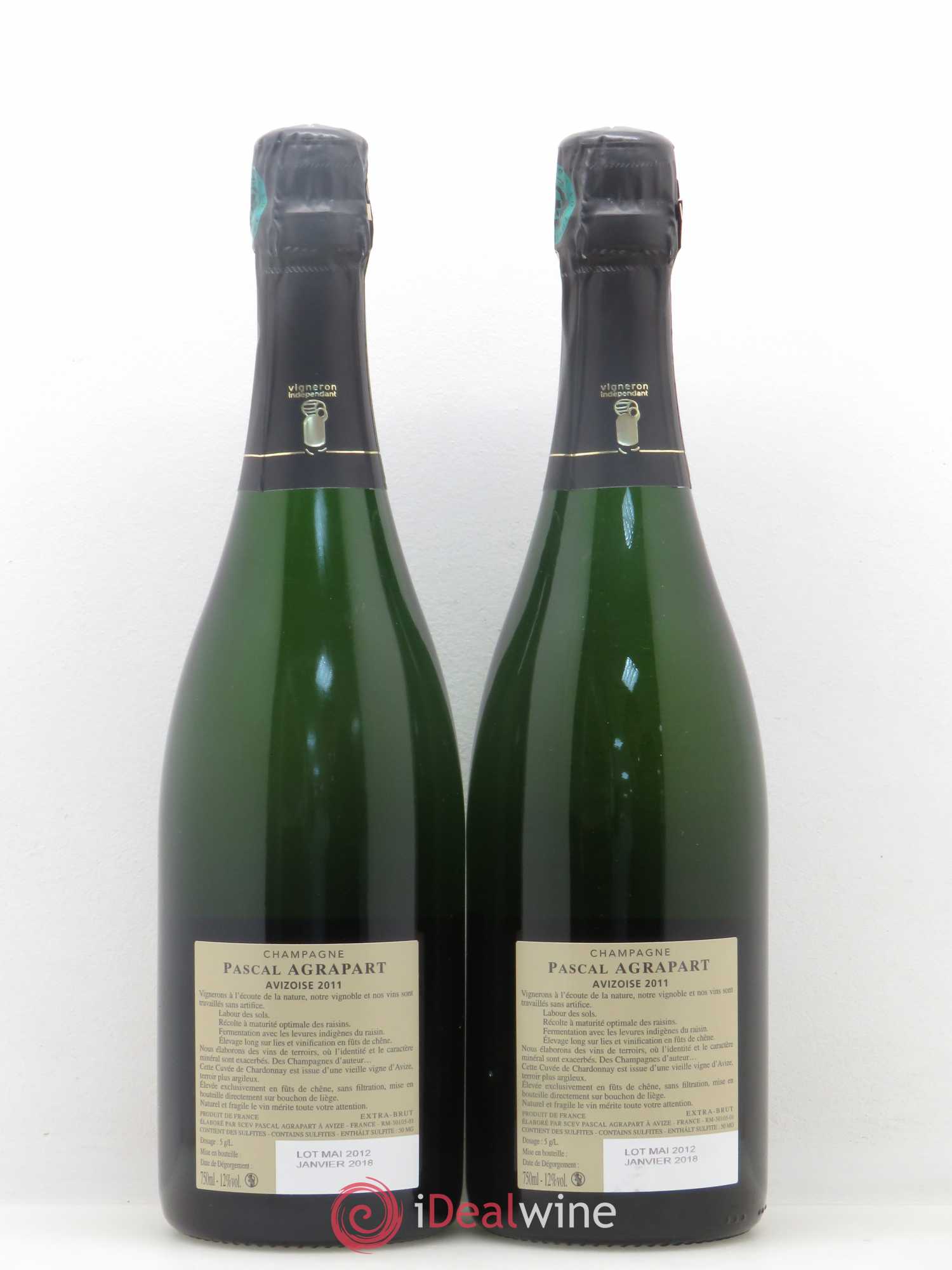 Champagne Agrapart Avizoise 2011 - Lot de 2 bouteilles - 1