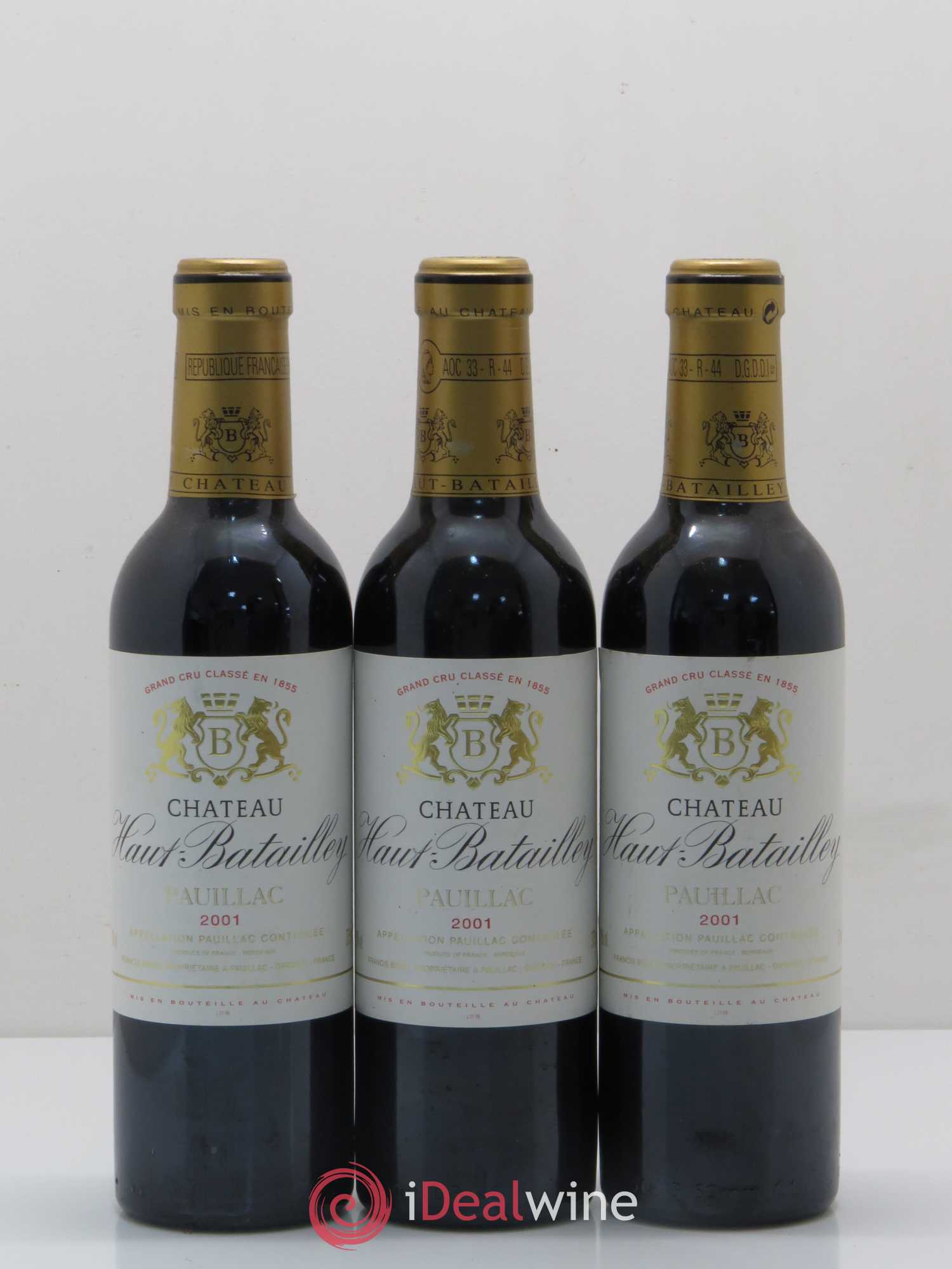 Château Haut Batailley 5ème Grand Cru Classé (sans prix de réserve) 2001 - Lot de 12 demi bouteilles - 2