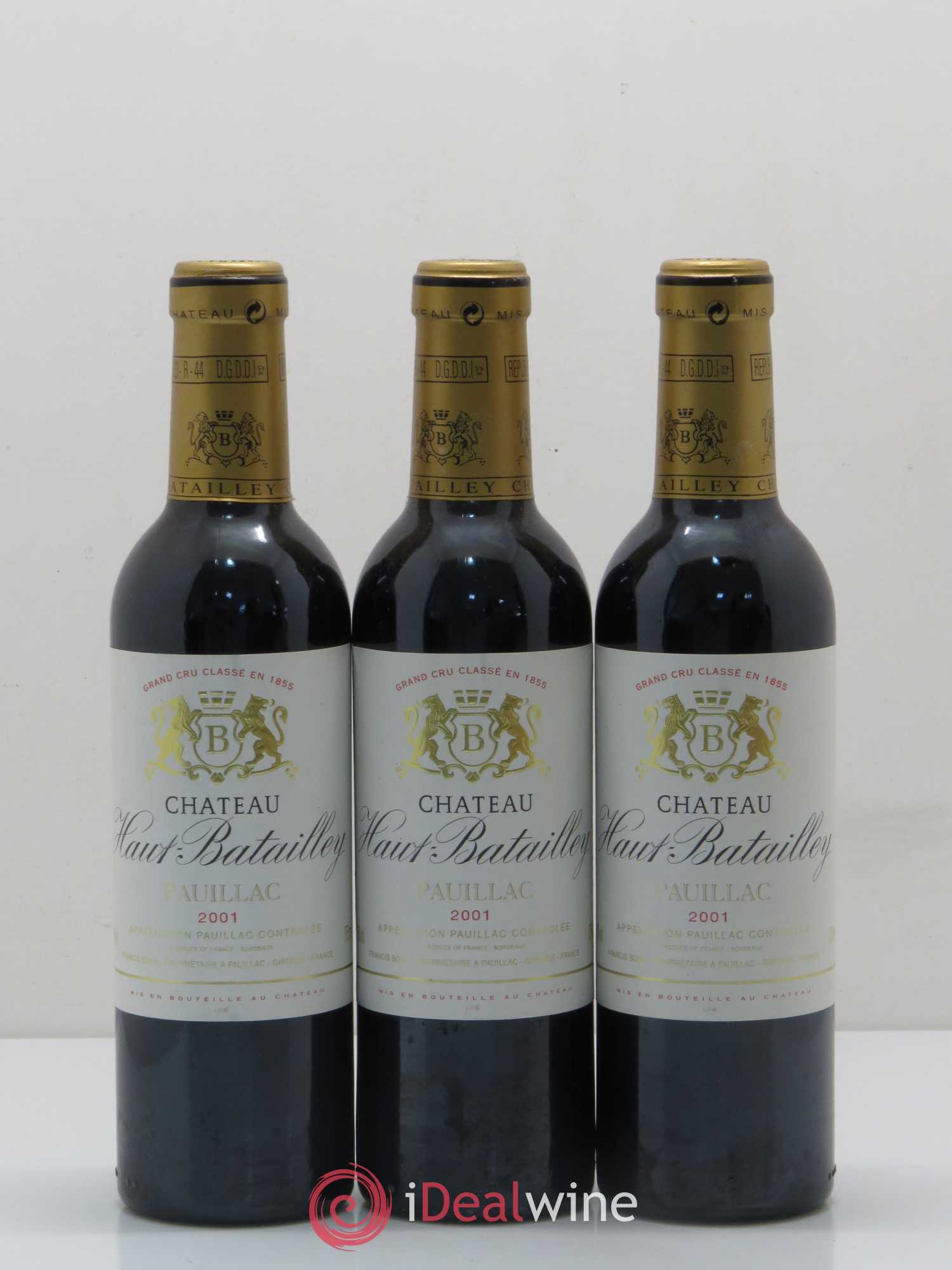 Château Haut Batailley 5ème Grand Cru Classé (sans prix de réserve) 2001 - Lot de 12 demi bouteilles - 3