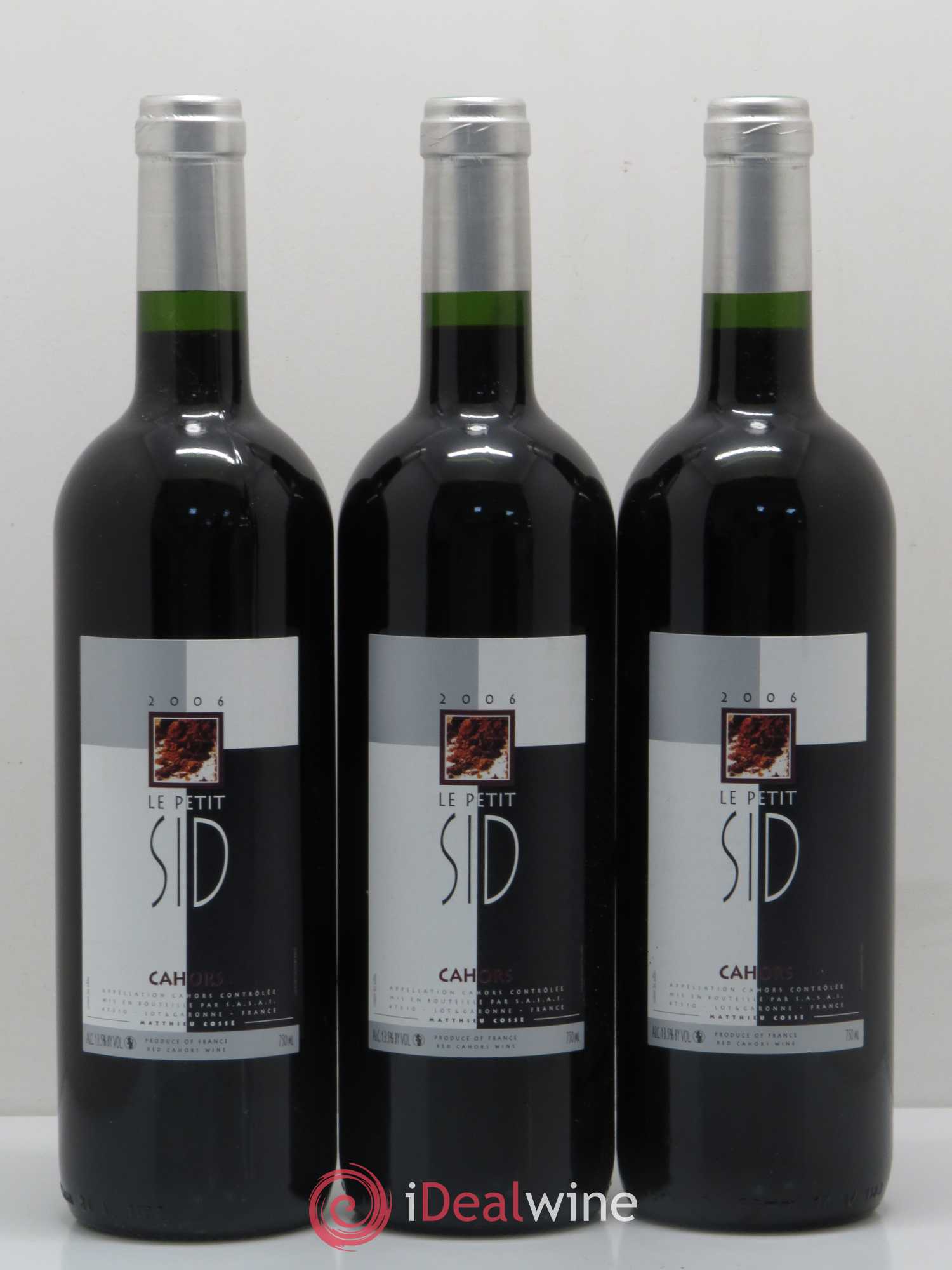 Cahors Le Petit Sid Matthieu Cosse (sans prix de réserve) 2006 - Posten von 12 Flaschen - 4