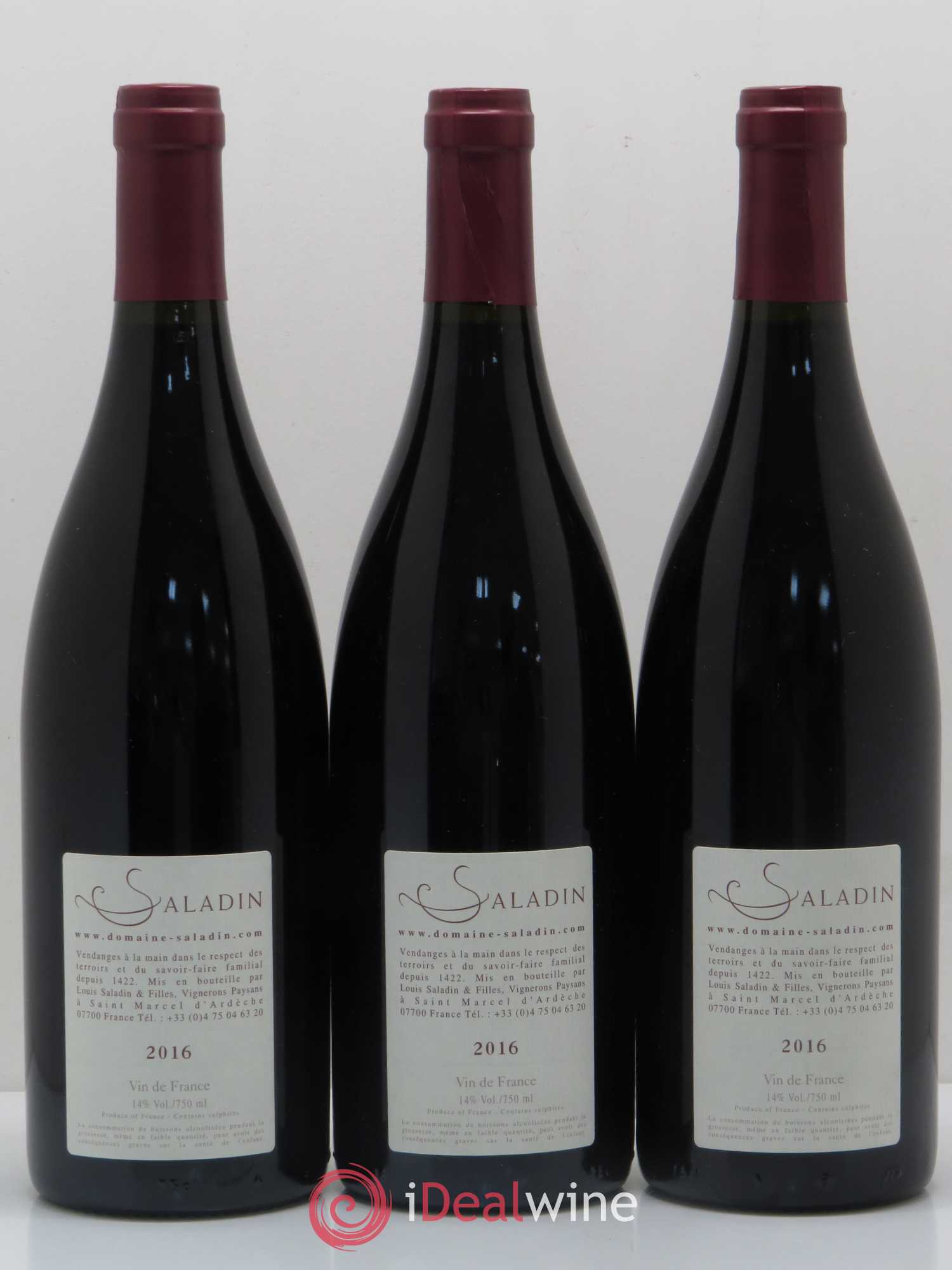 Vin de France Haut Brissan Domaine Saladin 2016 - Posten von 6 Flaschen - 4