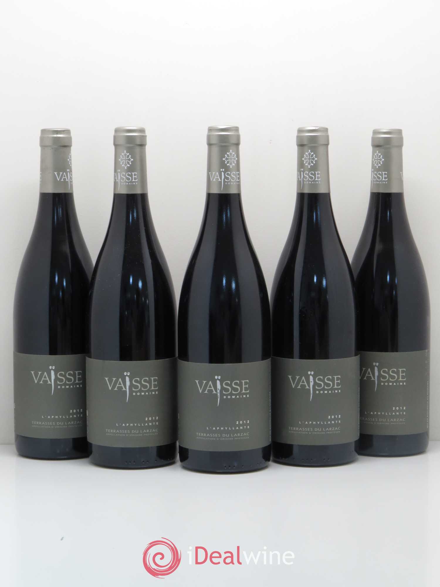 Coteaux du Languedoc Terrasses du Larzac L'Aphyllante Domaine Vaisse 2012 - Posten von 5 Flaschen - 0
