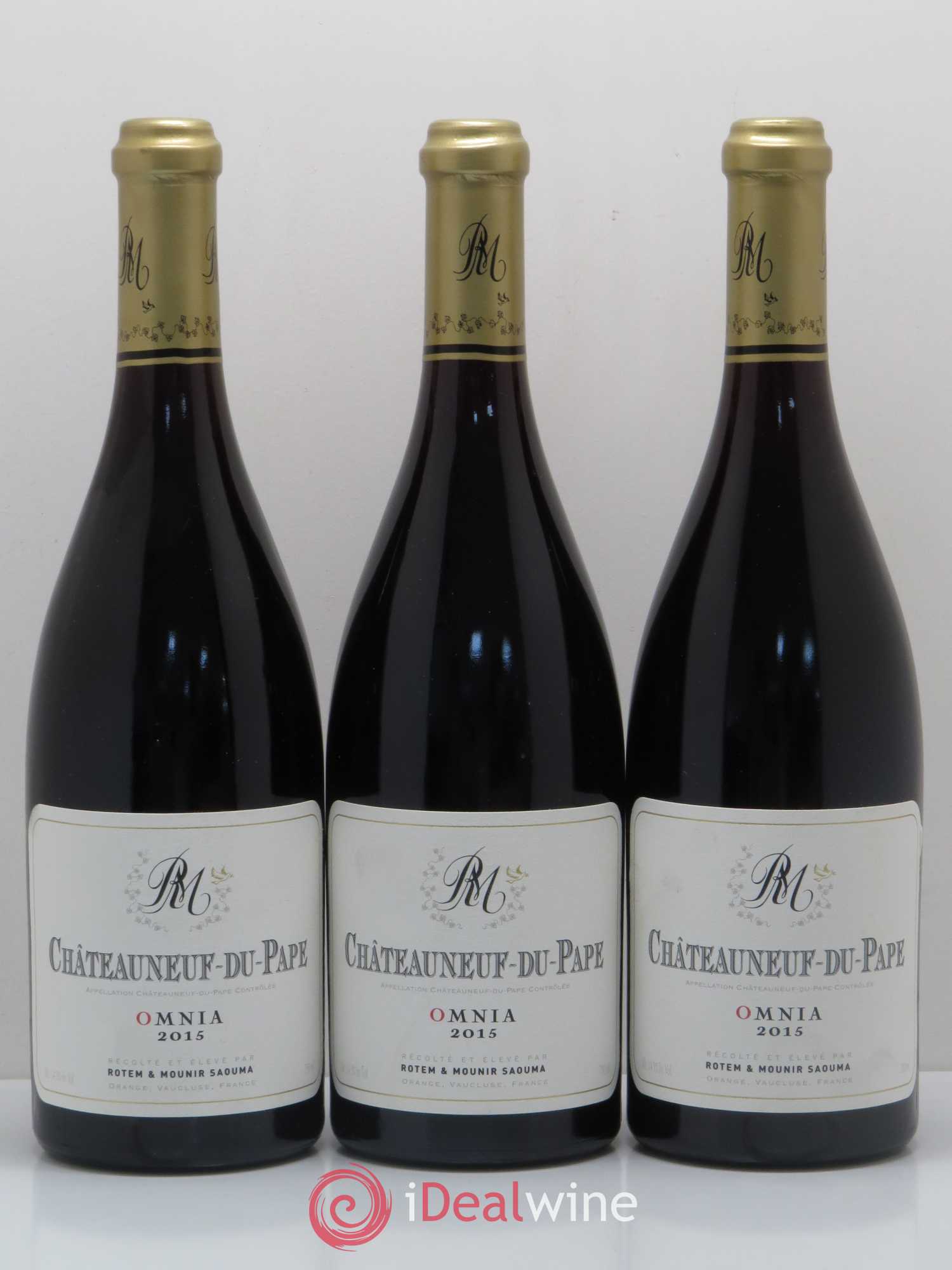 Châteauneuf-du-Pape Omnia Saouma 2015 - Posten von 3 Flaschen - 0