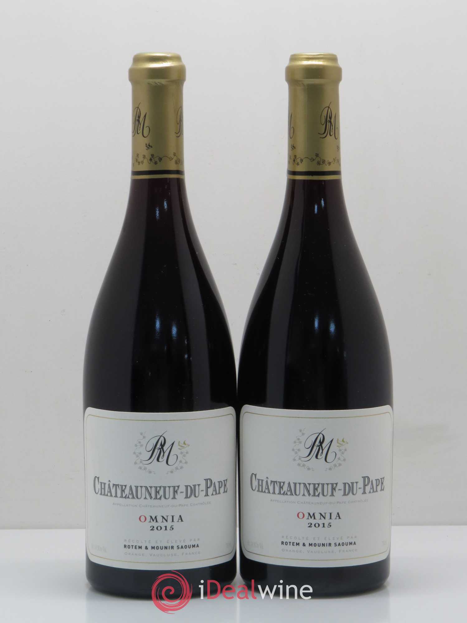 Châteauneuf-du-Pape Omnia Saouma 2015 - Posten von 2 Flaschen - 0