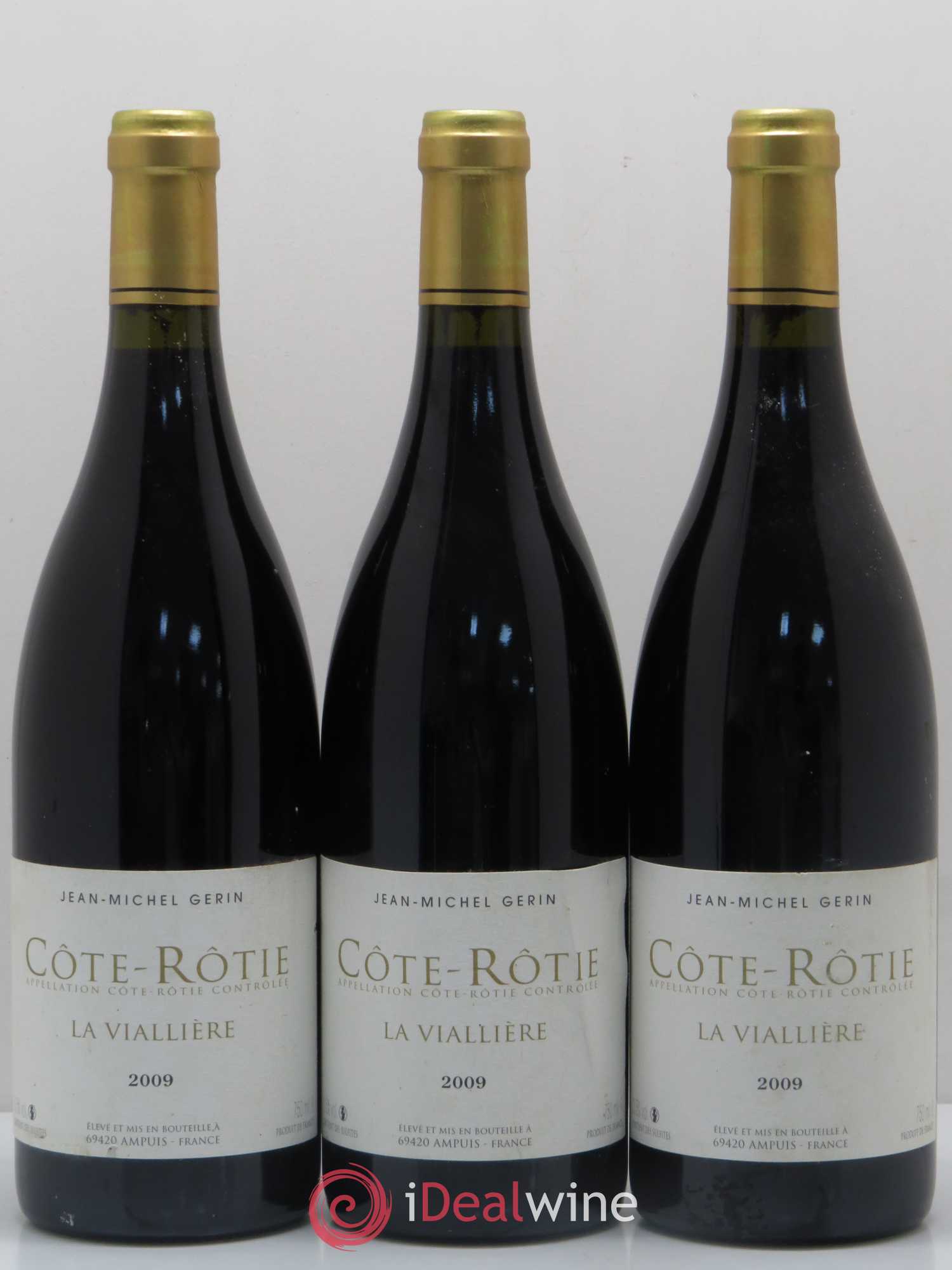 Côte-Rôtie La Viallière Jean-Michel Gerin 2009 - Lot de 3 bouteilles - 0