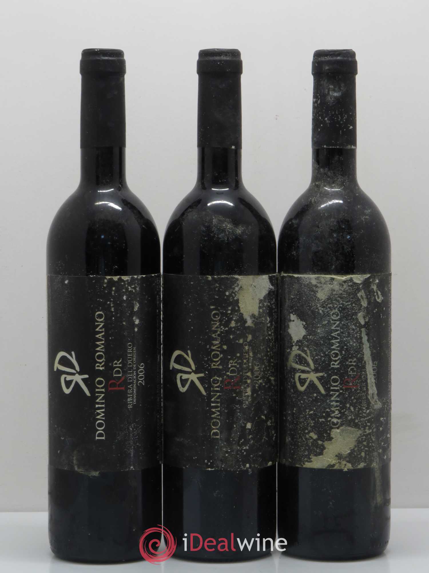 Ribera Del Duero DO RDR Dominio Romano 2006 - Lot of 3 bottles - 0