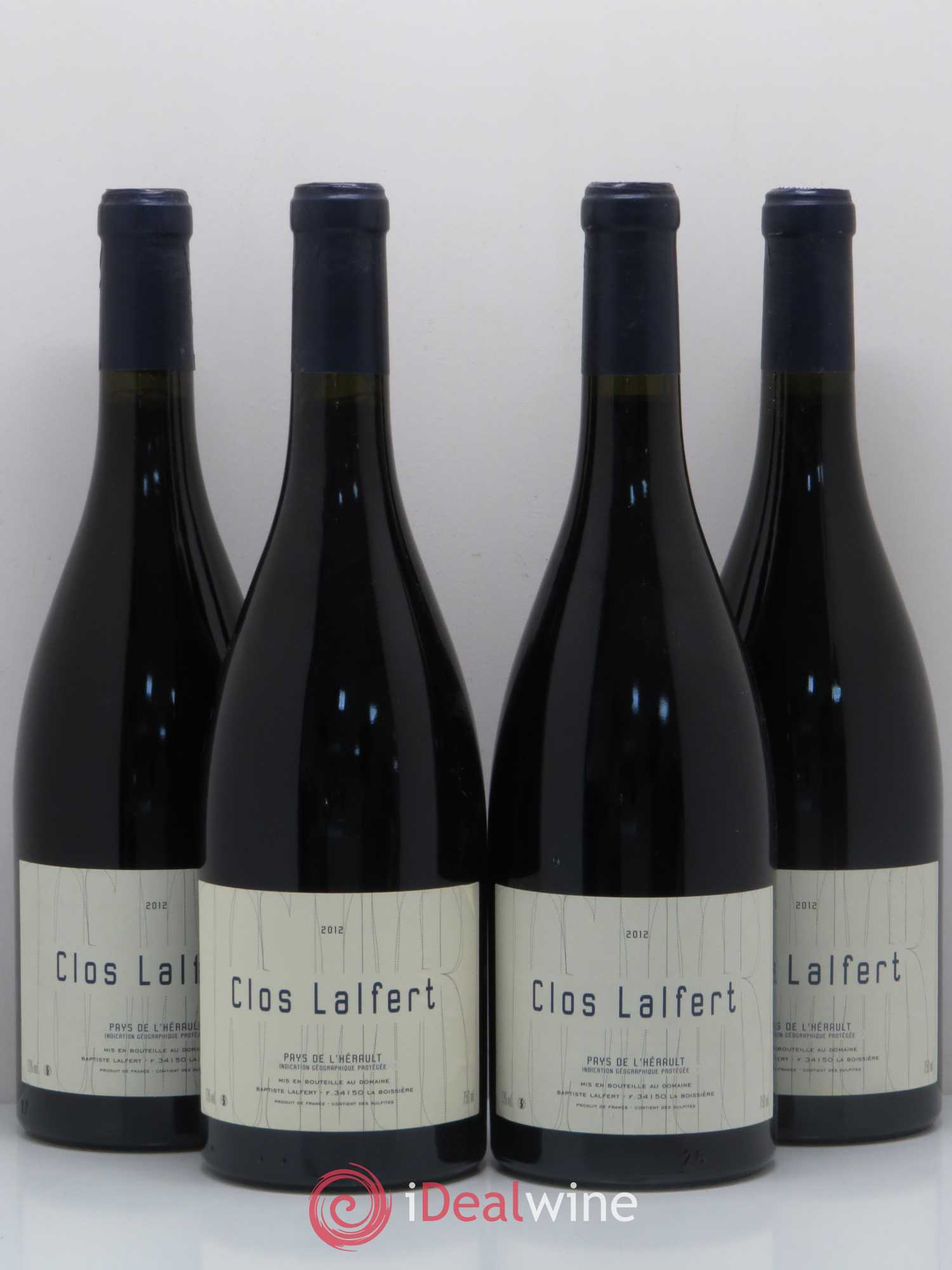 Pays d'Hérault Clos Lalfert 2012 - Posten von 4 Flaschen - 0
