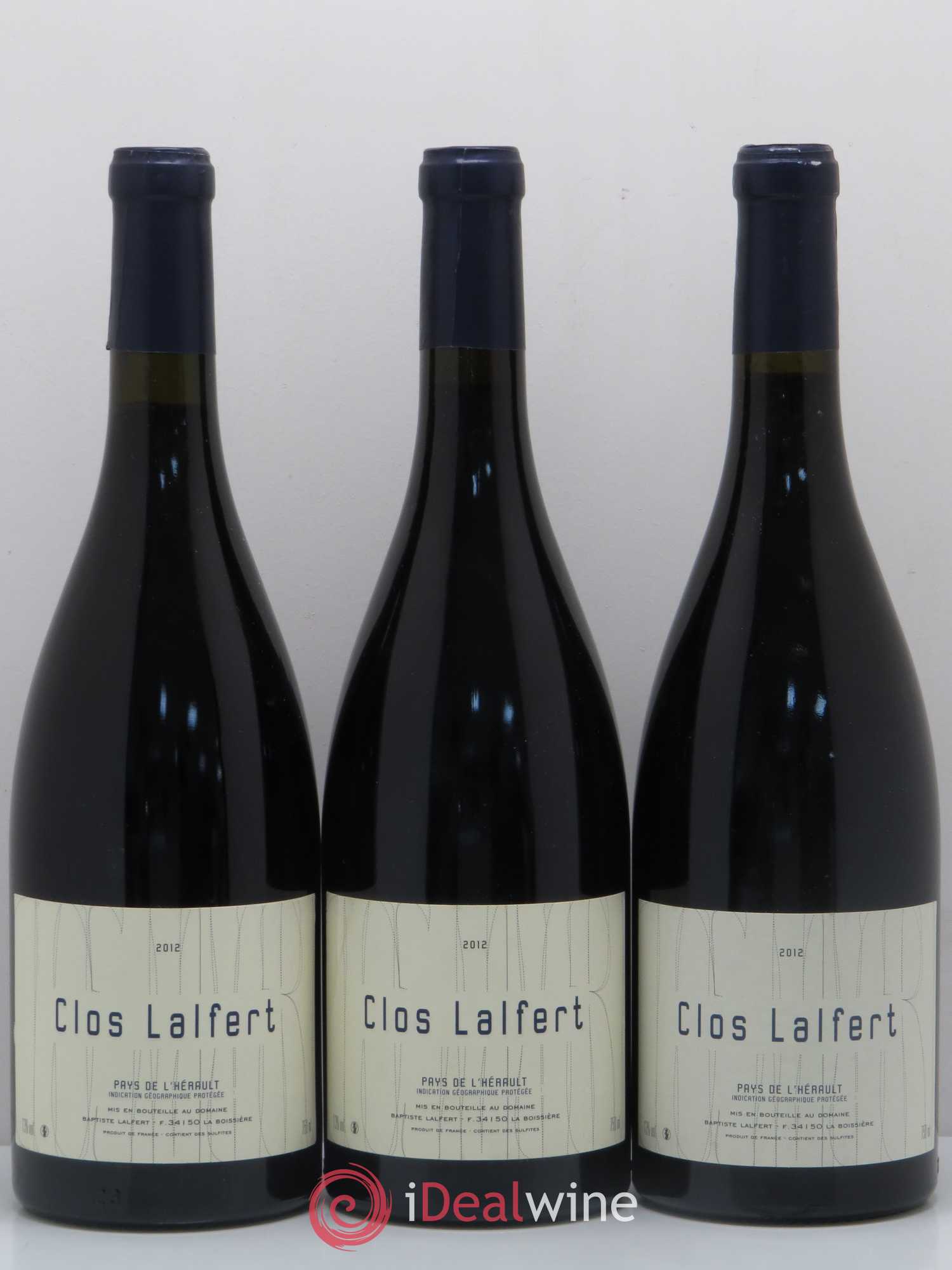 Pays d'Hérault Clos Lalfert 2012 - Lot de 3 bouteilles - 0