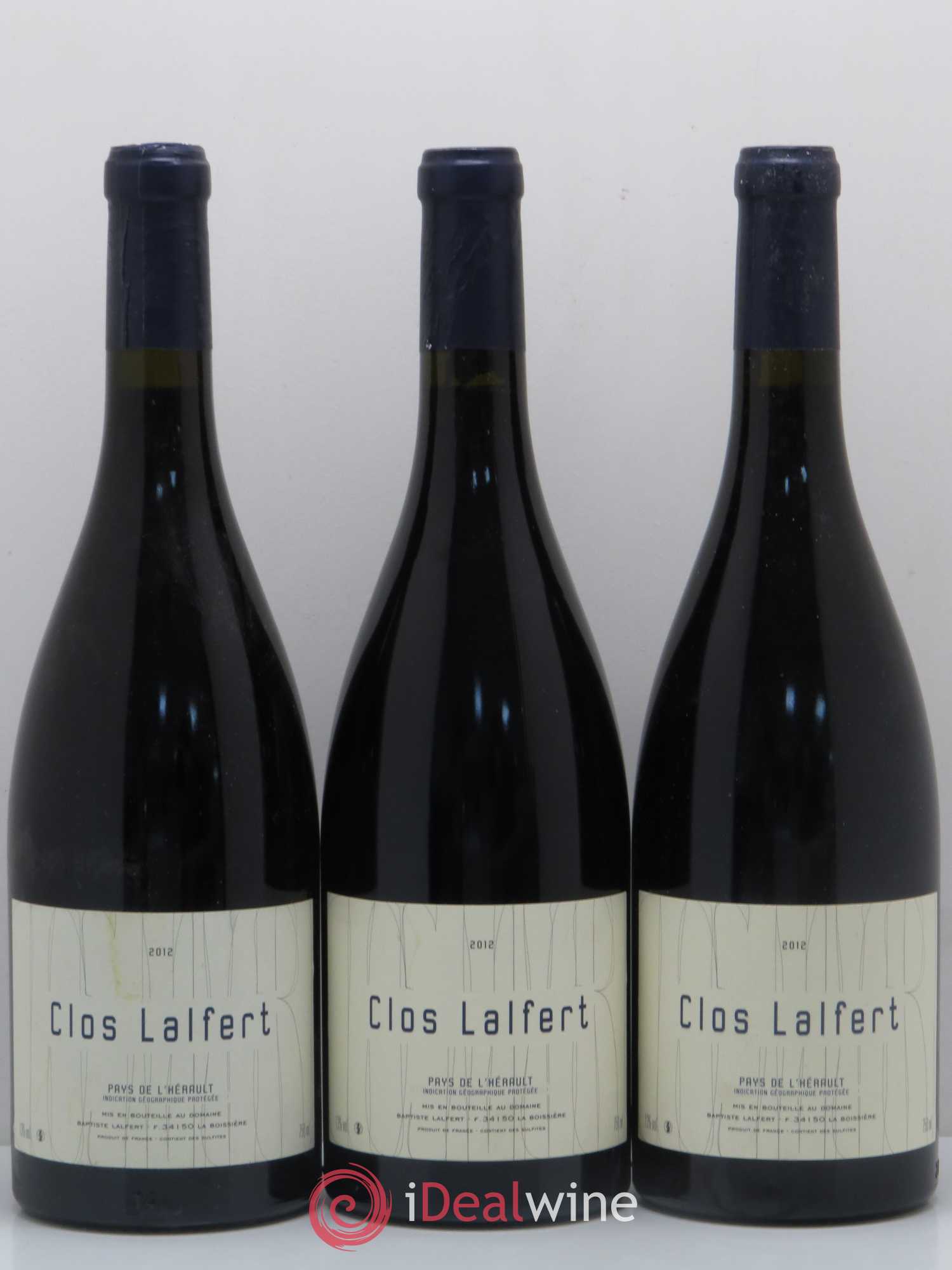 Pays d'Hérault Clos Lalfert 2012 - Lot de 3 bouteilles - 0