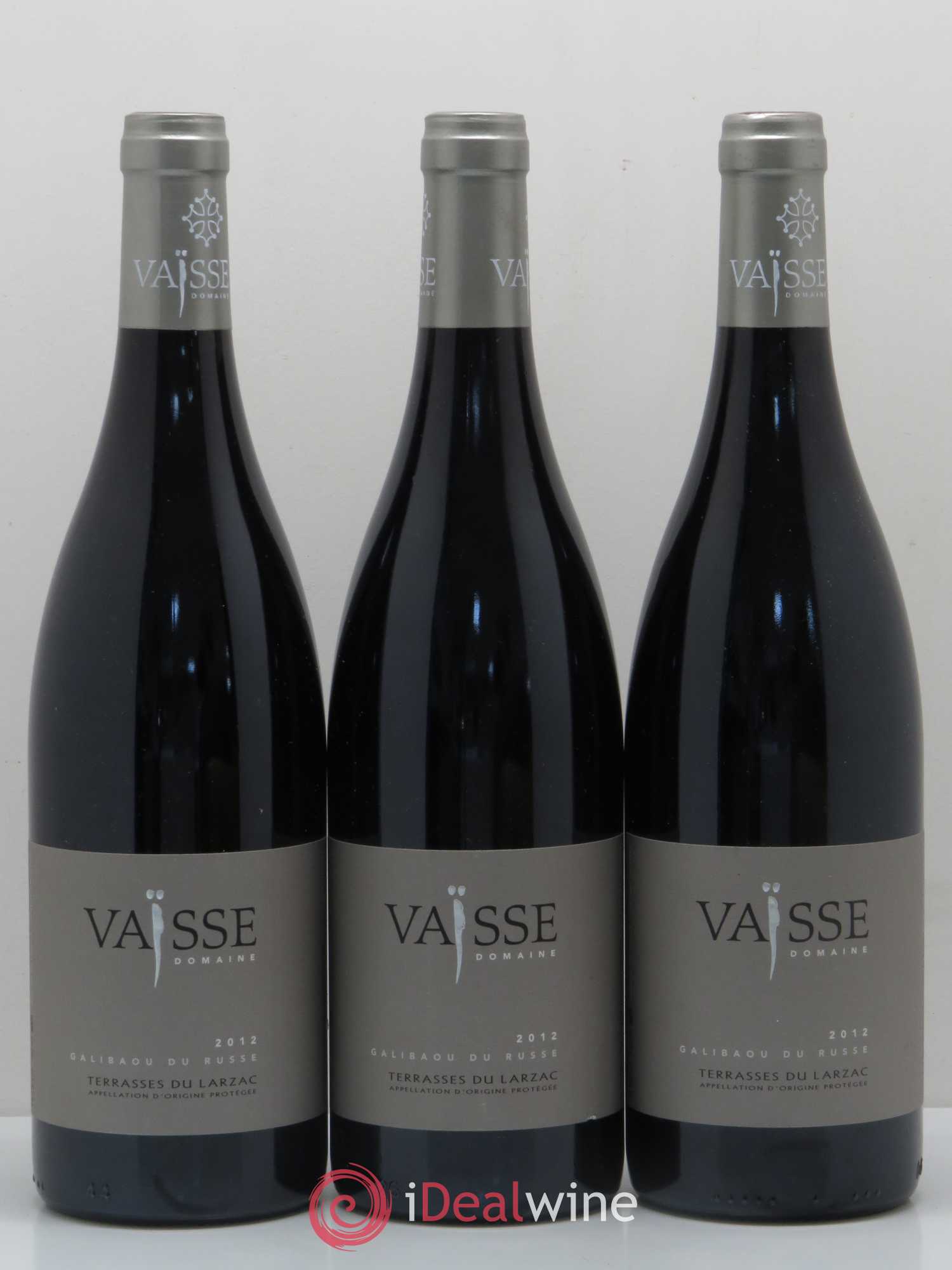 Coteaux du Languedoc Terrasses du Larzac Galibaou du Russe Domaine Vaisse 2012 - Posten von 3 Flaschen - 0