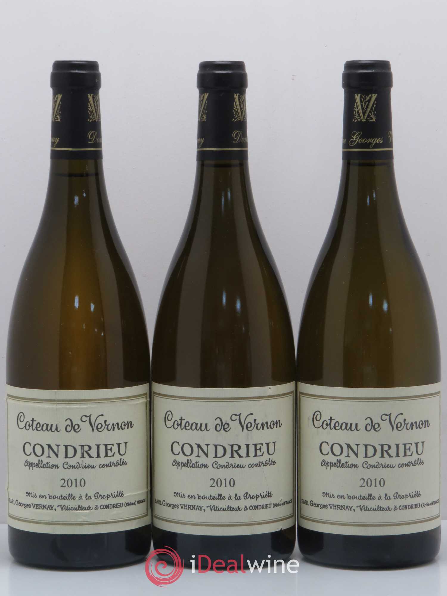 Condrieu Coteau de Vernon Georges Vernay 2010 - Posten von 3 Flaschen - 0