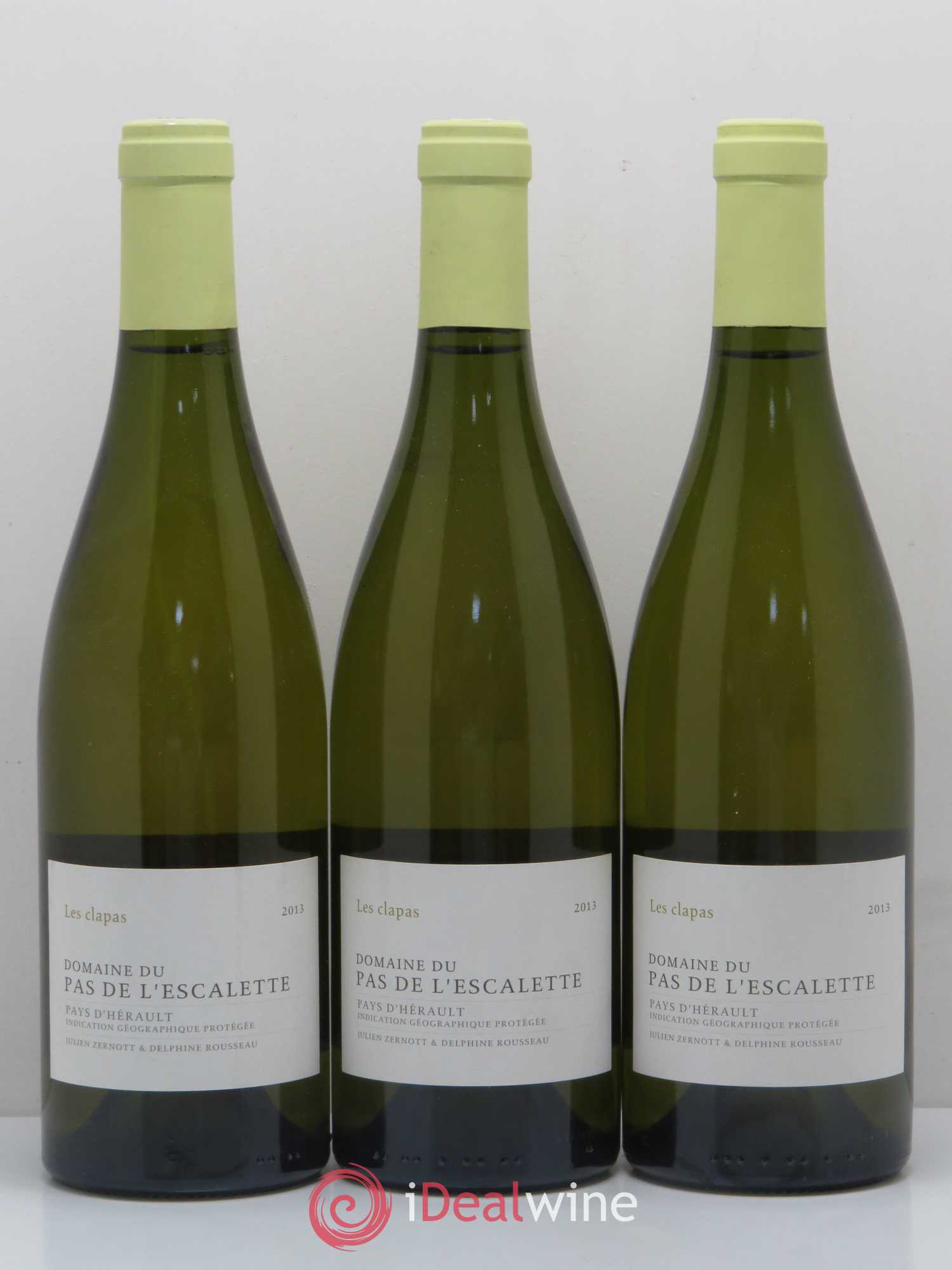Pays d'Hérault Les Clapas Domaine Du Pas De L'Escalette 2013 - Posten von 5 Flaschen - 1
