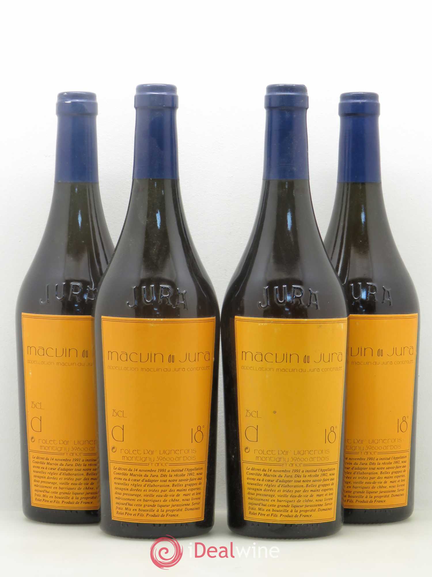 Côtes du Jura Macvin Rolet - Lot de 4 bouteilles - 0