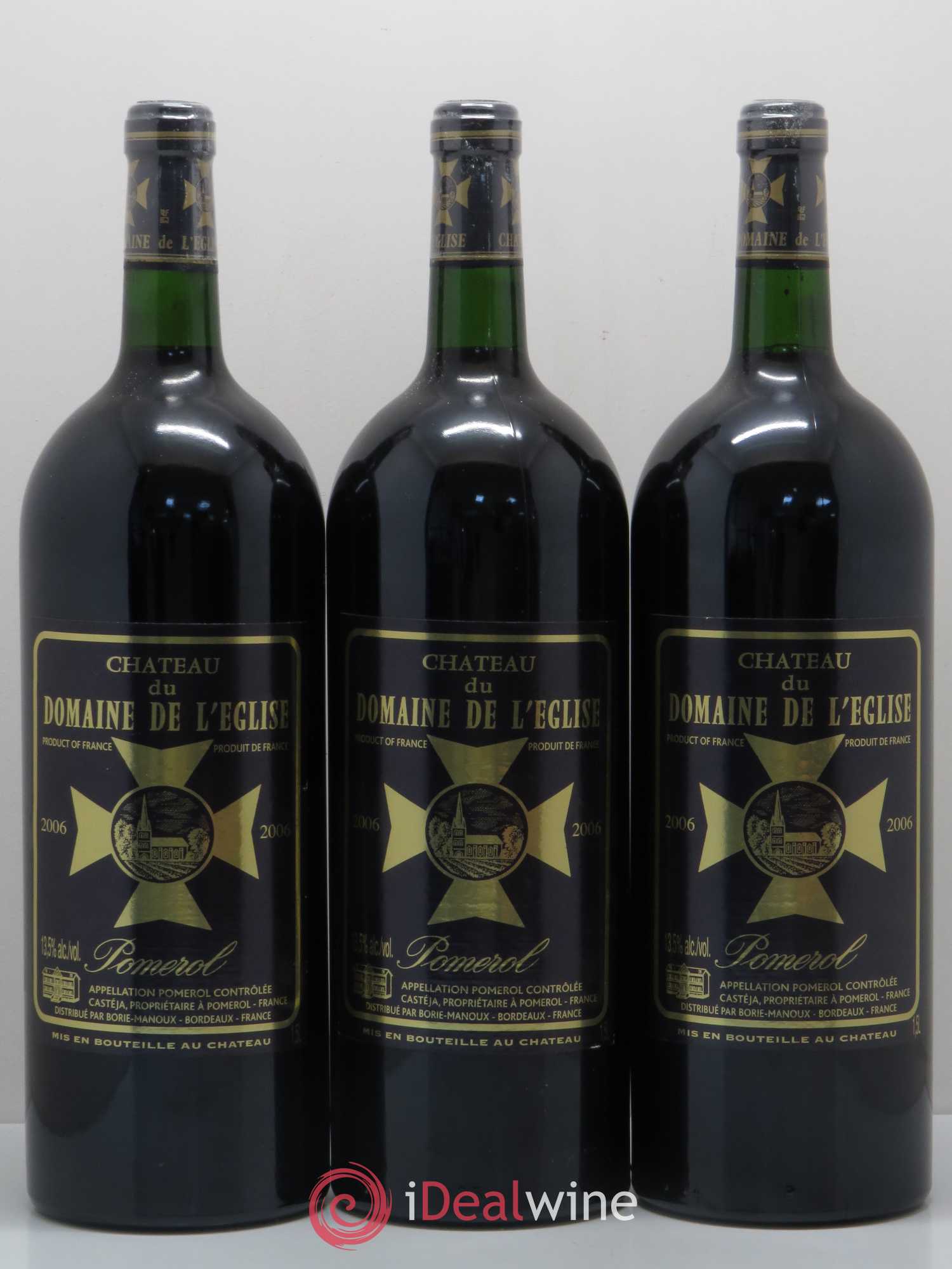 Château du Domaine de l'Église 2006 - Lot de 3 magnums - 0