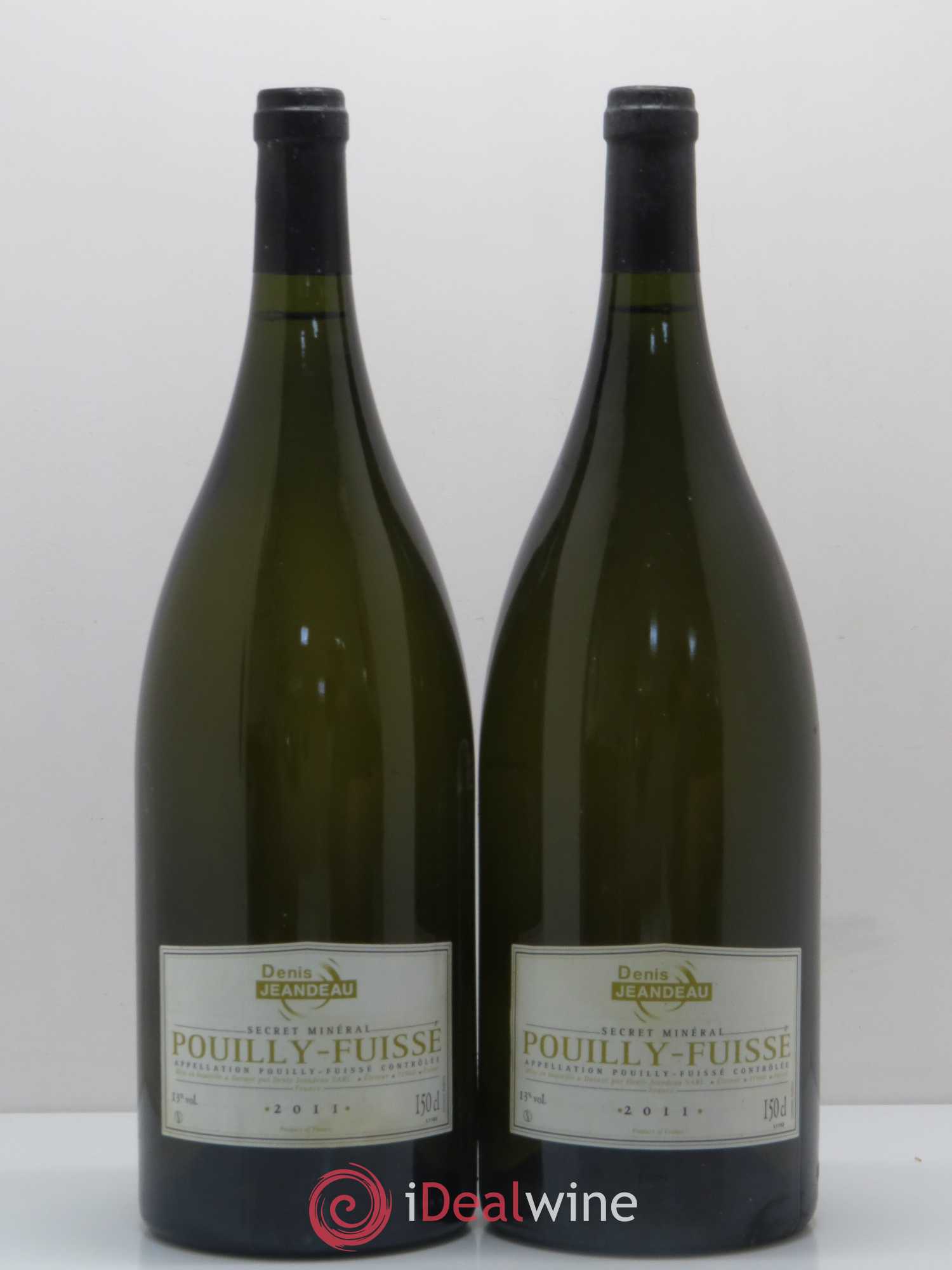 Pouilly-Fuissé Secret Minéral Jeandeau 2011 - Posten von 2 Magnum - 0