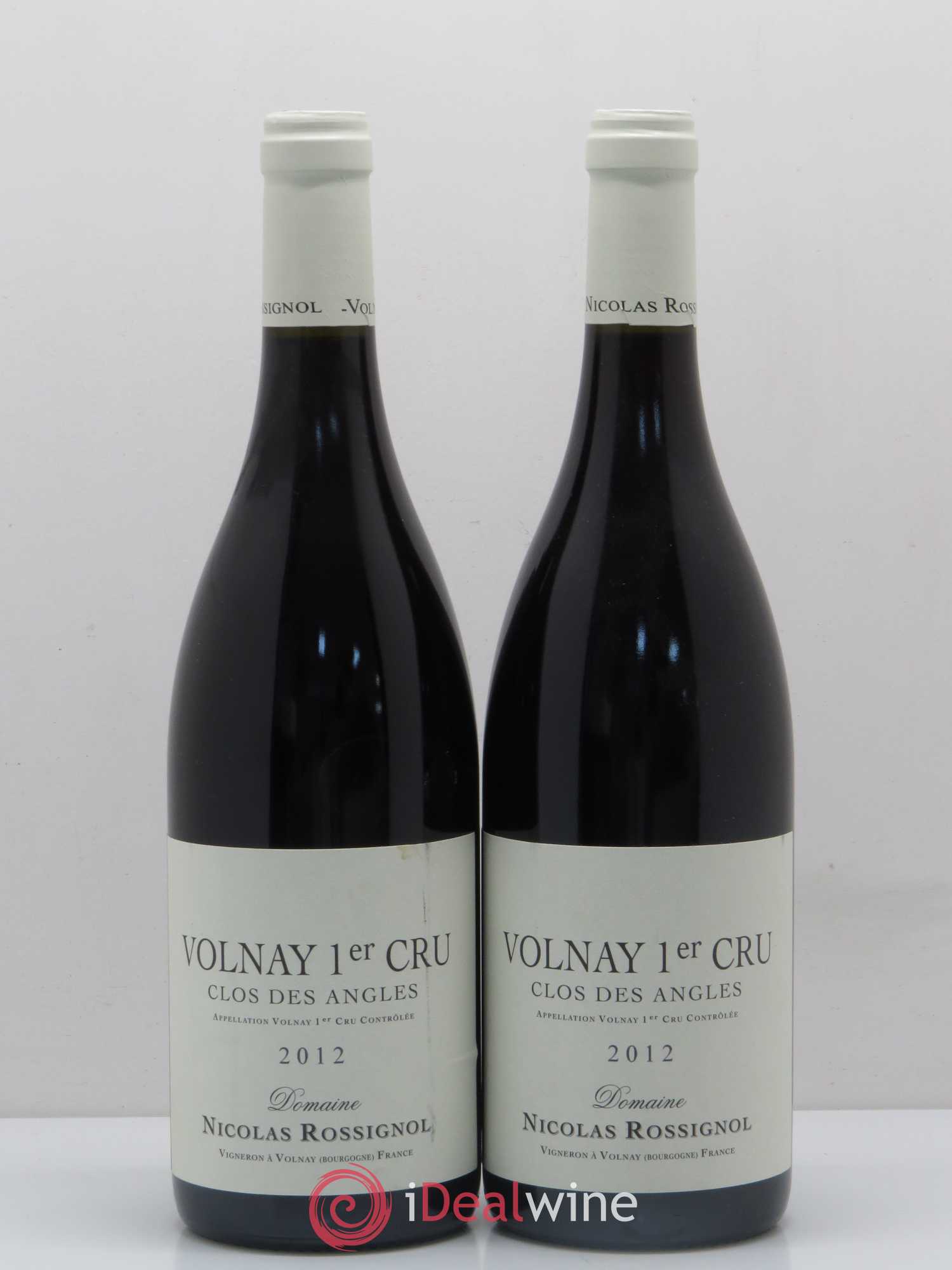 Volnay 1er Cru Clos des Angles Nicolas Rossignol 2012 - Lot de 2 bouteilles - 0