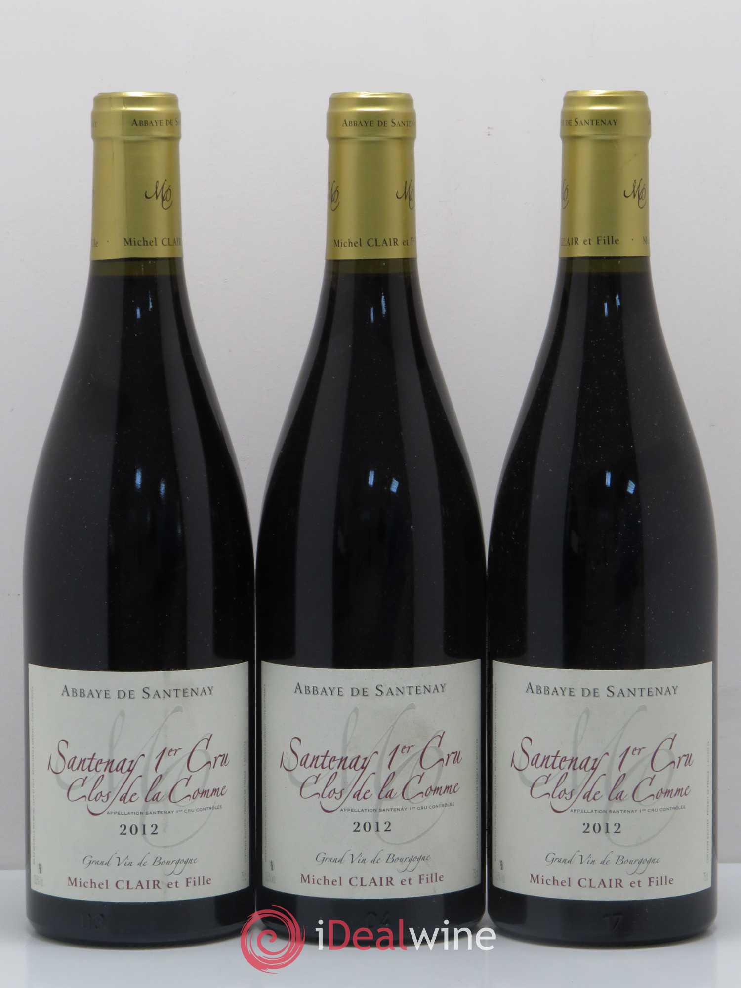 Santenay 1er Cru Clos de La Comme Michel Clair 2012 - Posten von 6 Flaschen - 1
