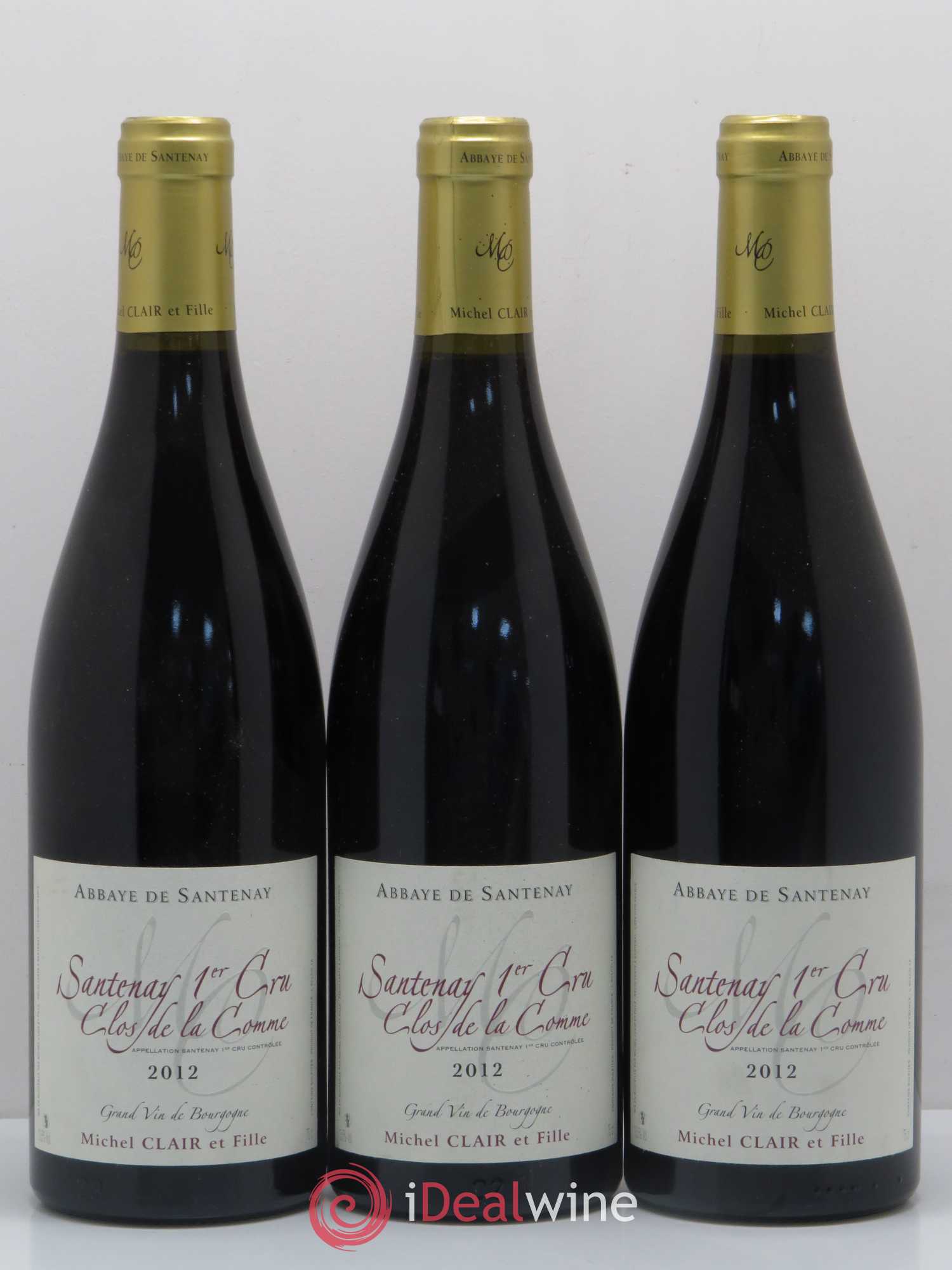 Santenay 1er Cru Clos de La Comme Michel Clair 2012 - Posten von 6 Flaschen - 1