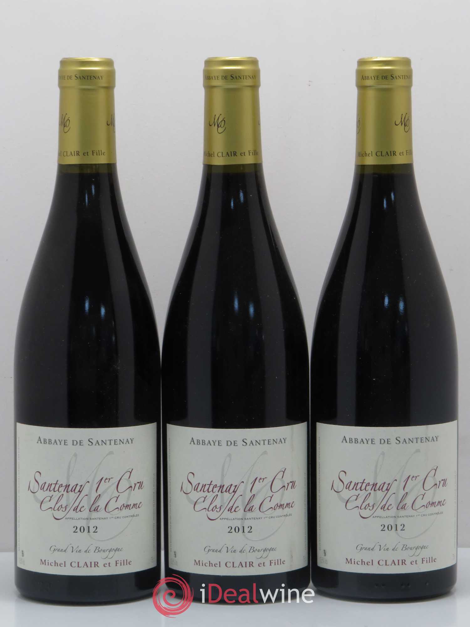 Santenay 1er Cru Clos de La Comme Michel Clair 2012 - Posten von 6 Flaschen - 2