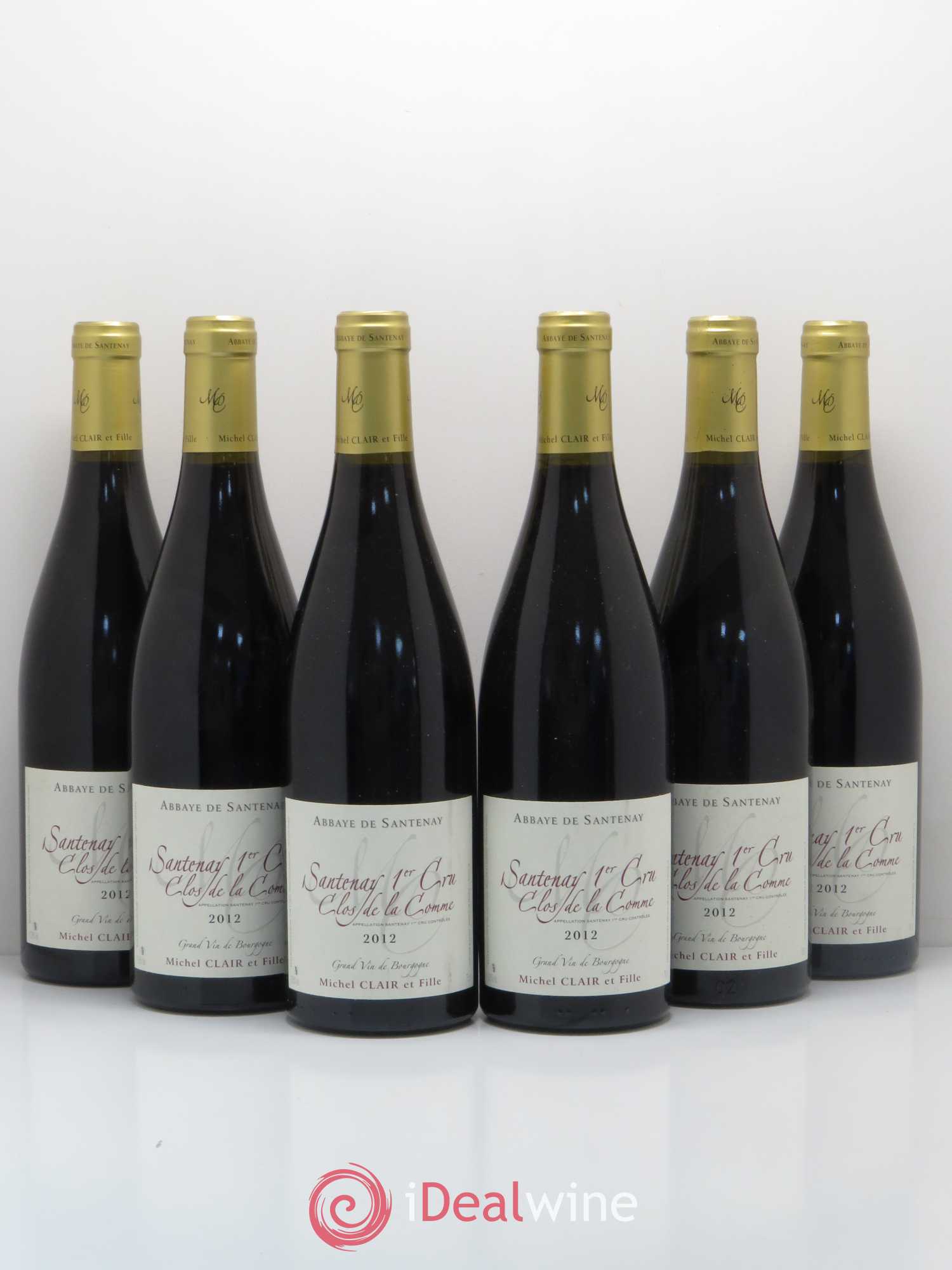 Santenay 1er Cru Clos de La Comme Michel Clair 2012 - Posten von 6 Flaschen - 0