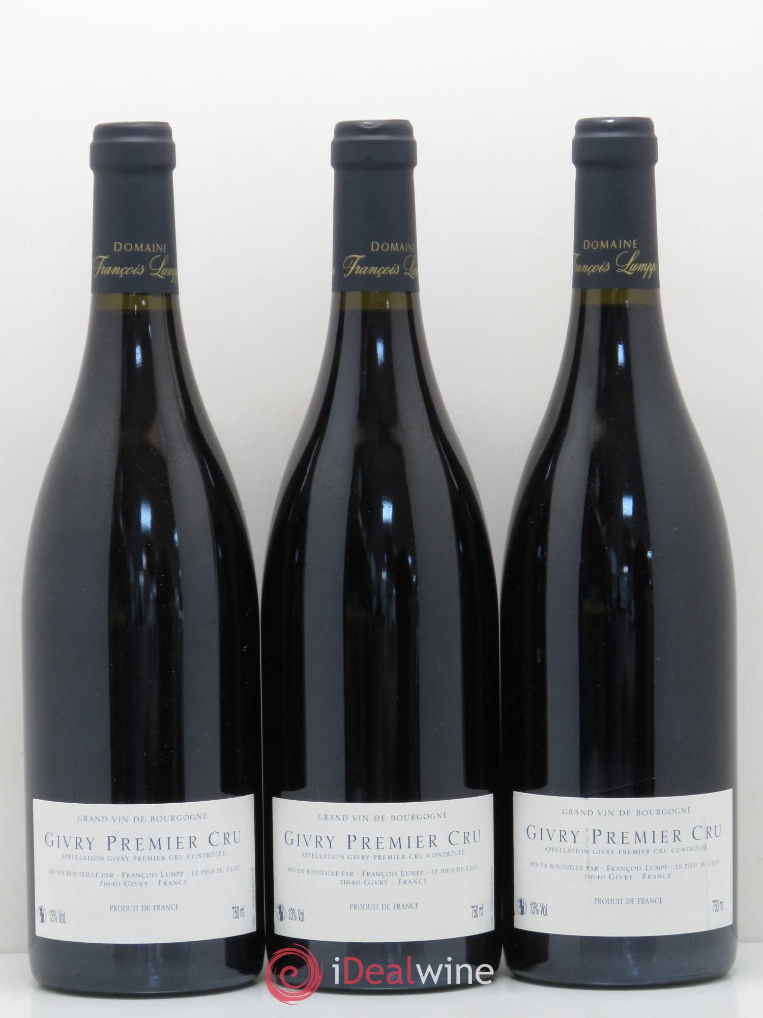 Givry 1er Cru Crausot François Lumpp (Domaine) 2012 - Lot de 6 bouteilles - 4