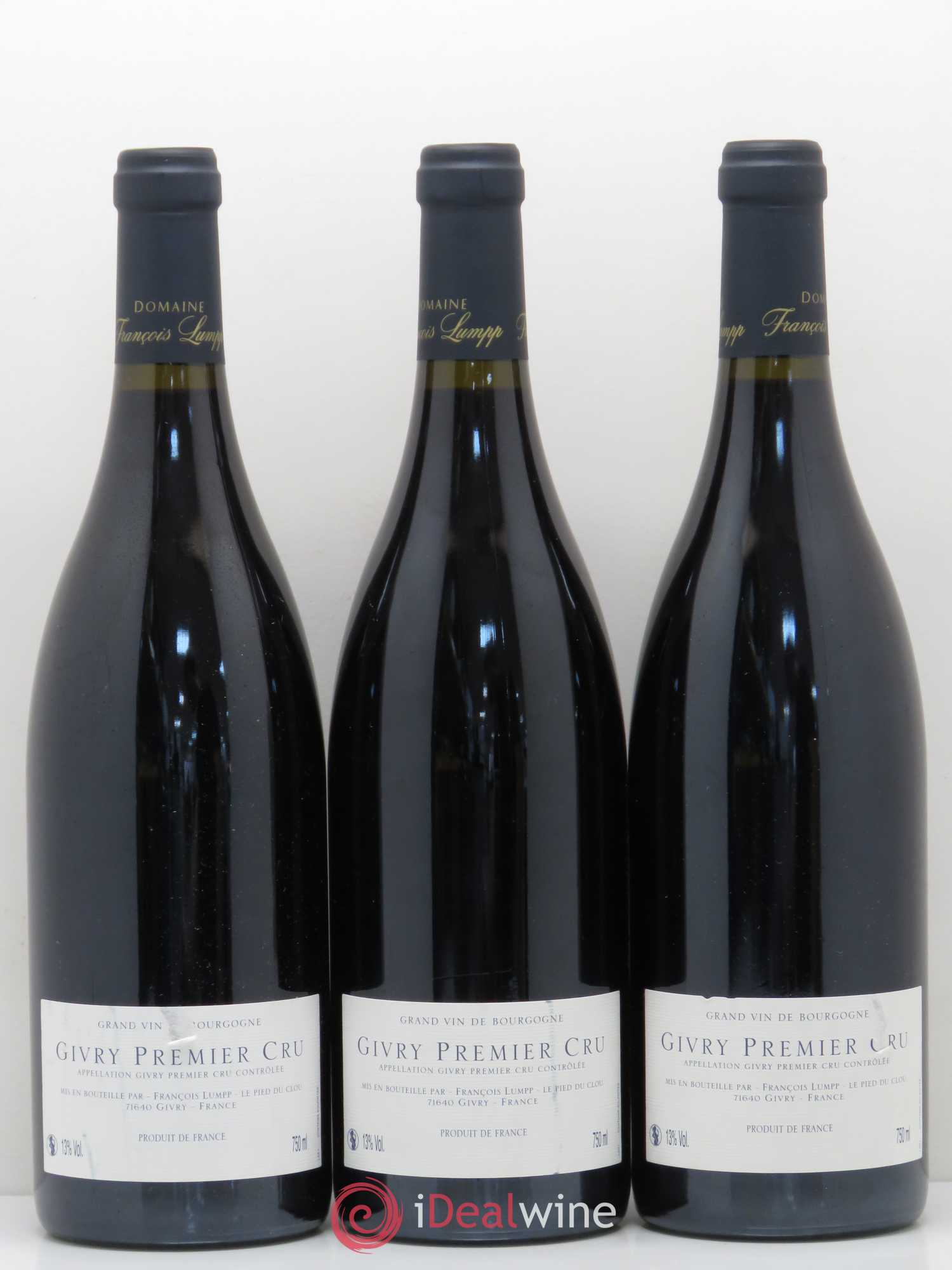 Givry 1er Cru Crausot François Lumpp (Domaine) 2012 - Lot de 6 bouteilles - 4