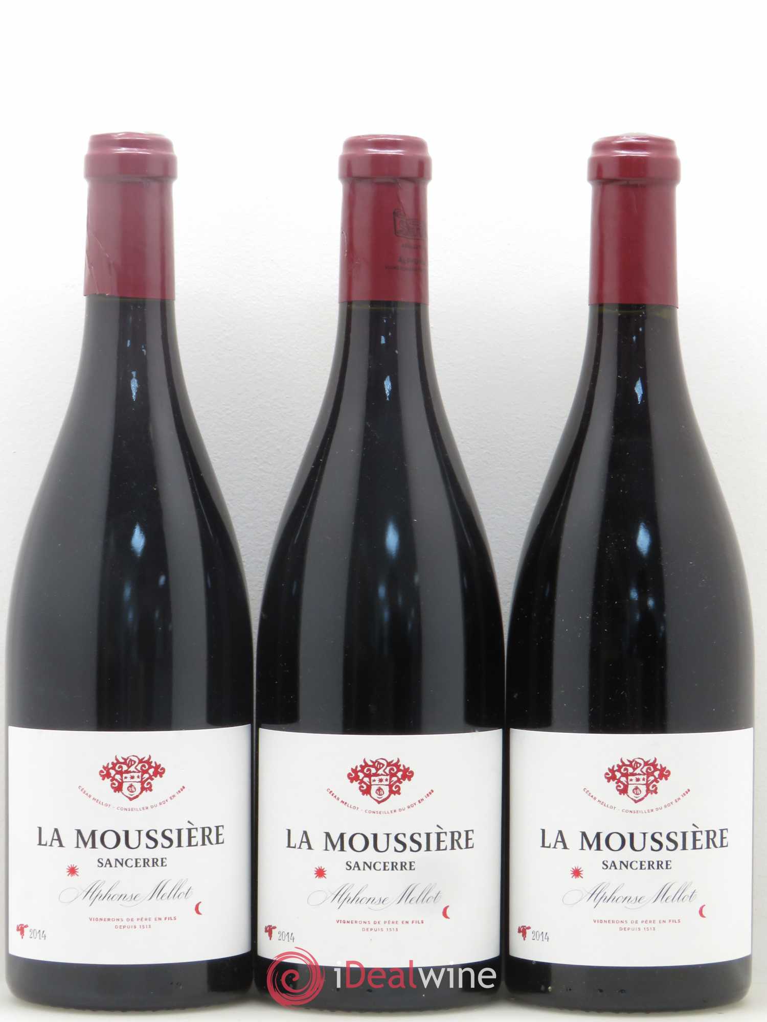 Sancerre La Moussière Alphonse Mellot 2014 - Lot de 3 bouteilles - 0