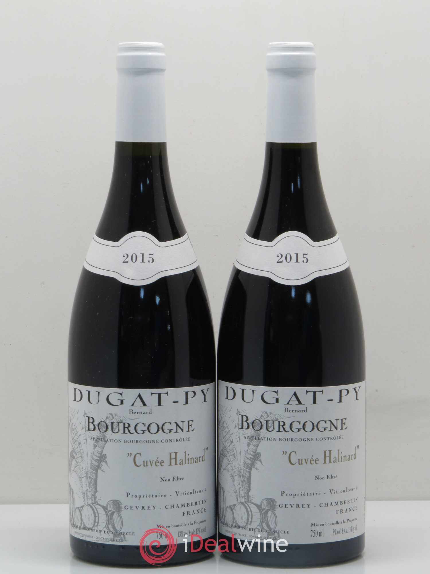 Bourgogne Cuvée Halinard Dugat-Py 2015 - Lot de 2 bouteilles - 0