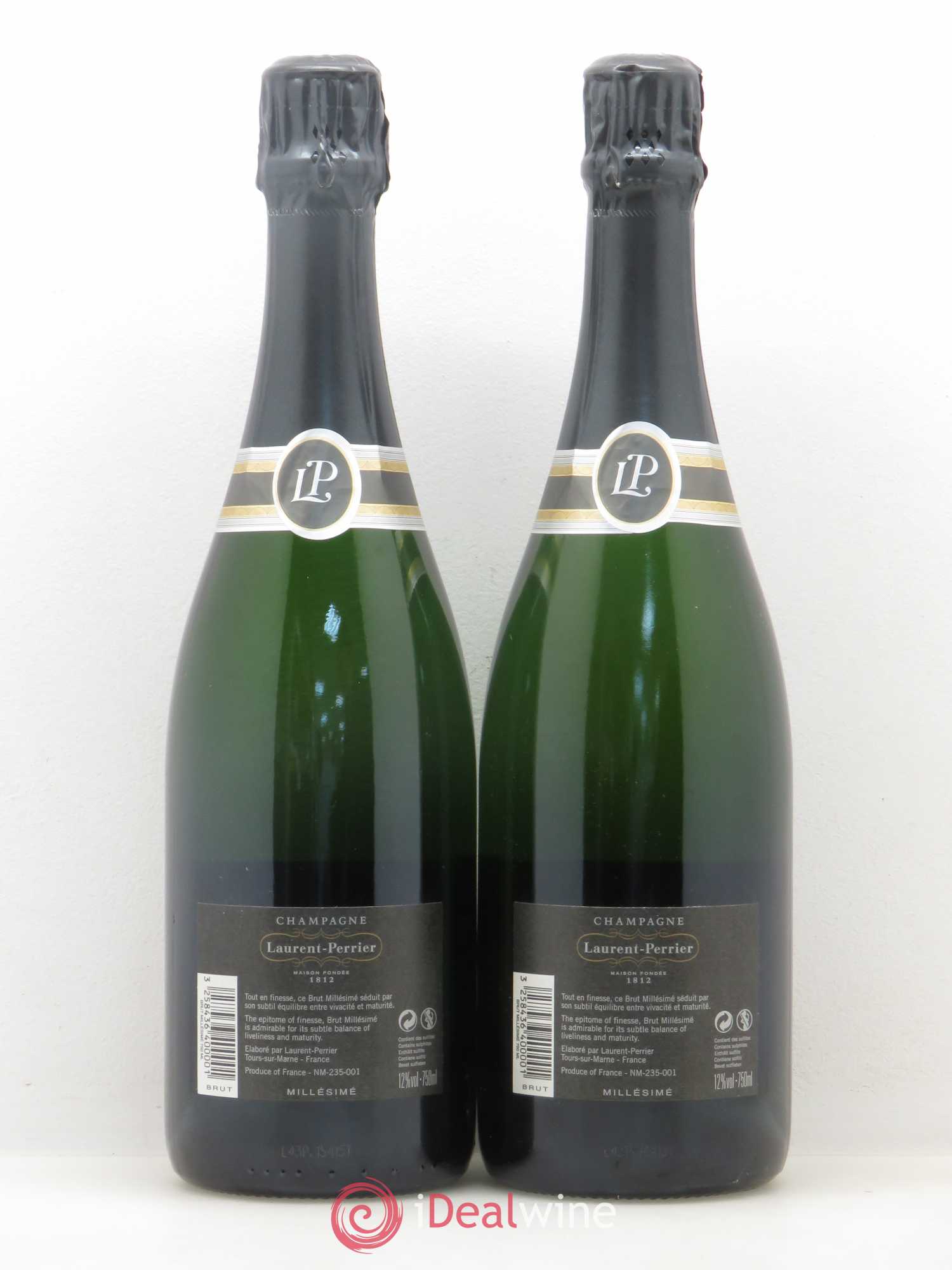 Champagne Laurent Perrier Brut 2006 - Lot de 2 bouteilles - 1