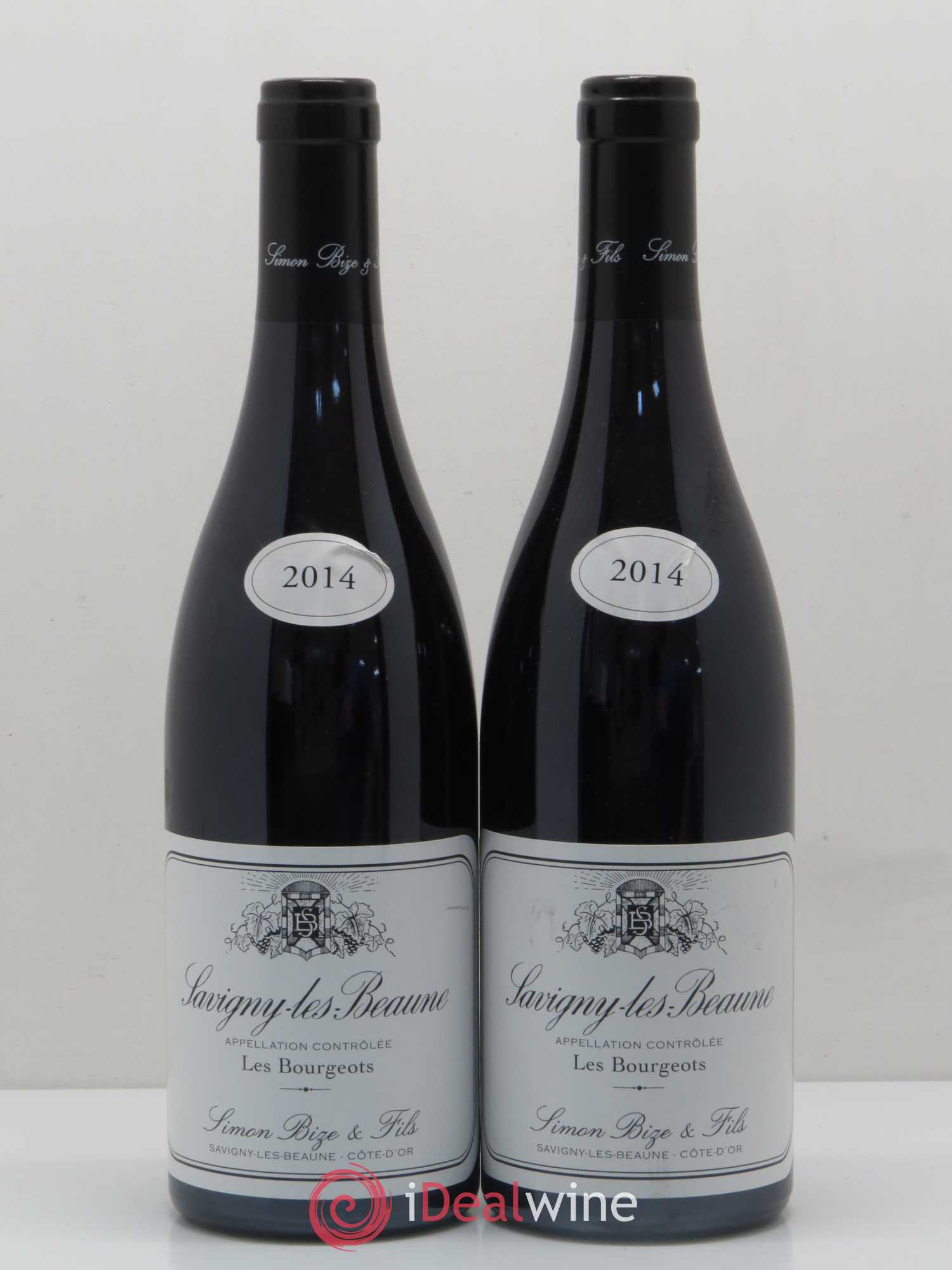 Savigny-lès-Beaune Les Bourgeots Simon Bize & Fils 2014 - Lot de 2 bouteilles - 0