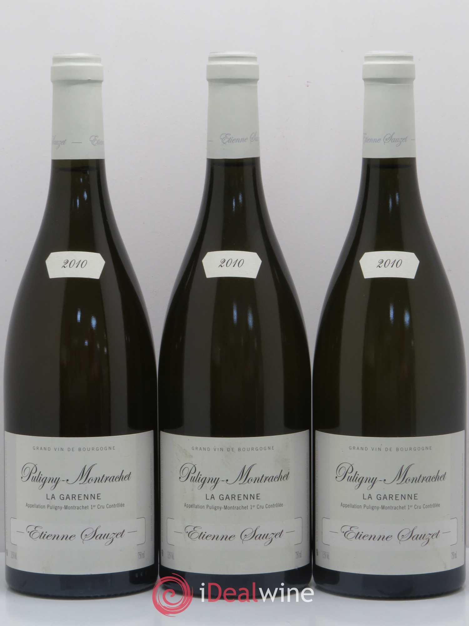 Puligny-Montrachet 1er Cru La Garenne Etienne Sauzet 2010 - Lot de 3 bouteilles - 0