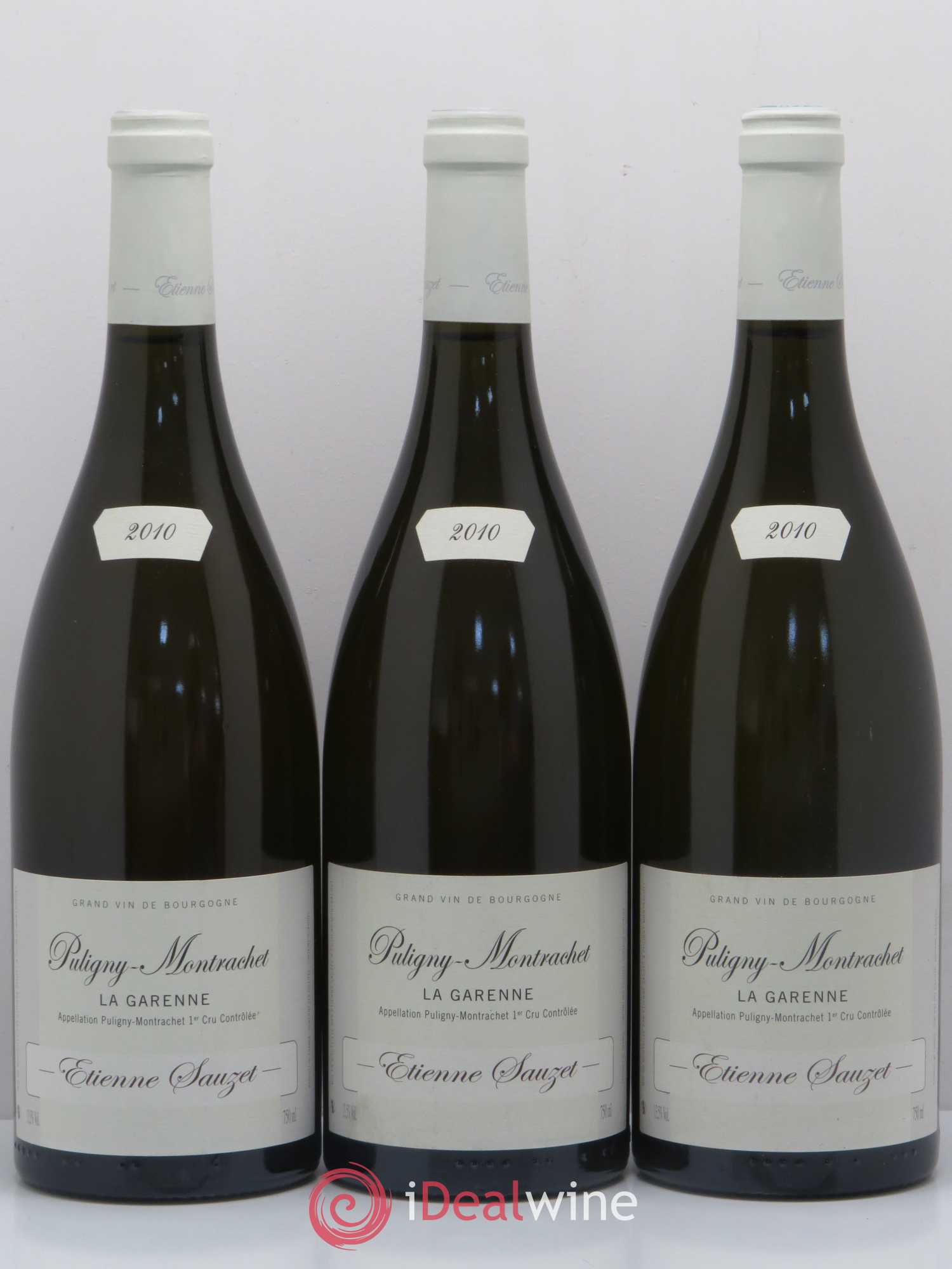 Puligny-Montrachet 1er Cru La Garenne Etienne Sauzet 2010 - Lot de 3 bouteilles - 0