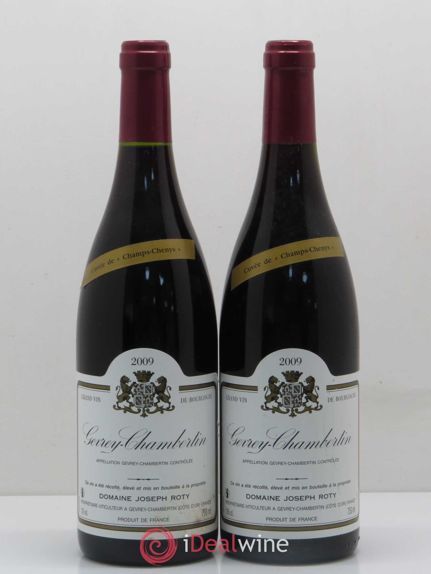 Gevrey-Chambertin Cuvée de Champs-Chenys Joseph Roty (Domaine) 2009 - Lot de 2 bouteilles - 0