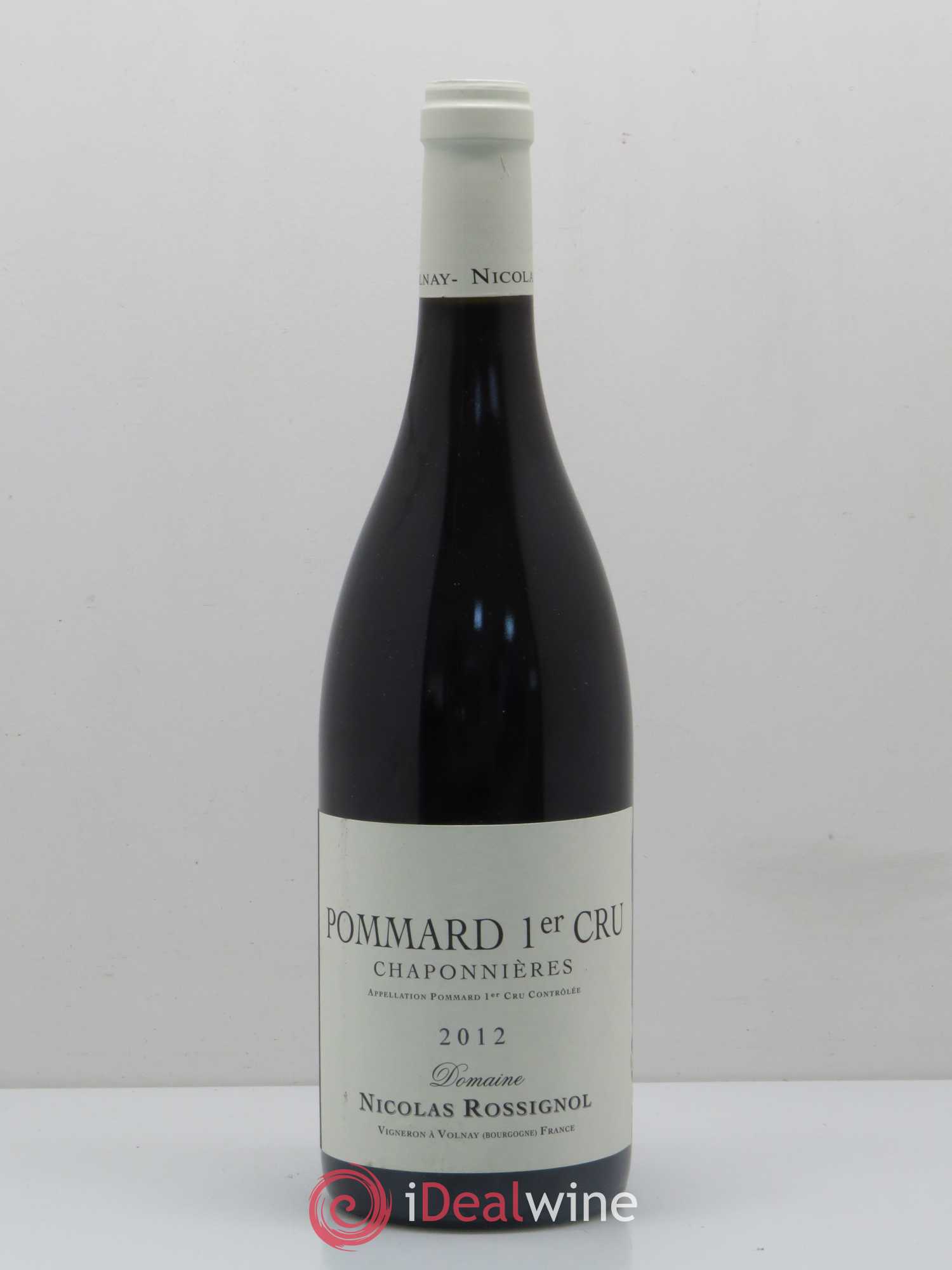 Pommard 1er Cru Chaponnières Nicolas Rossignol 2012 - Lot de 1 bouteille - 0
