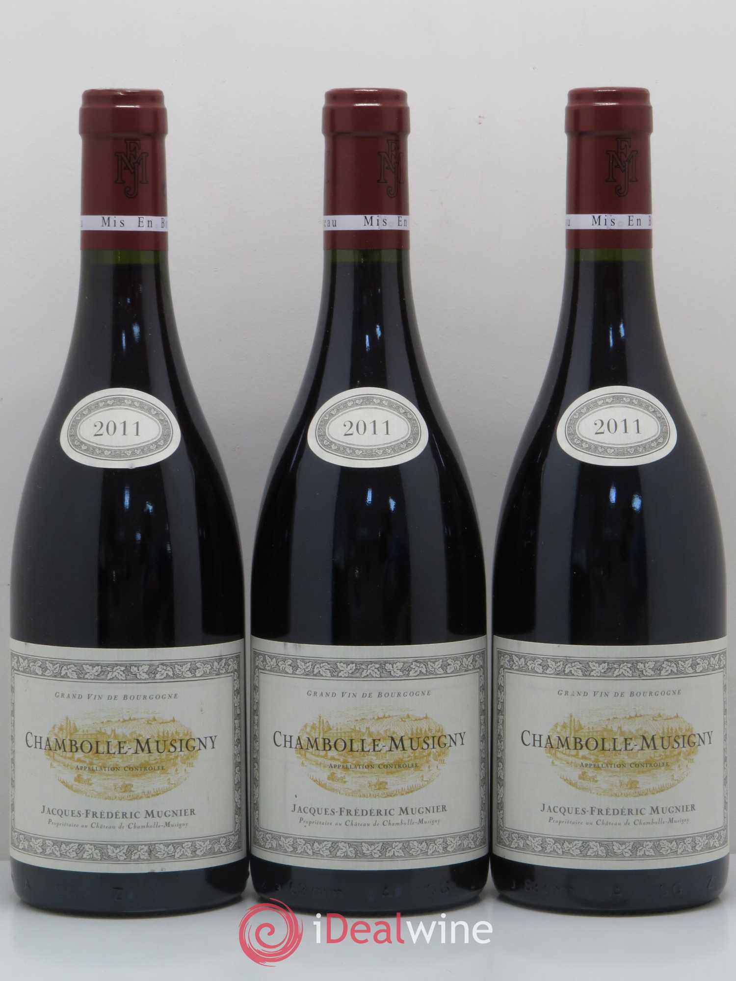 Chambolle-Musigny Jacques-Frédéric Mugnier 2011 - Lot de 3 bouteilles - 0