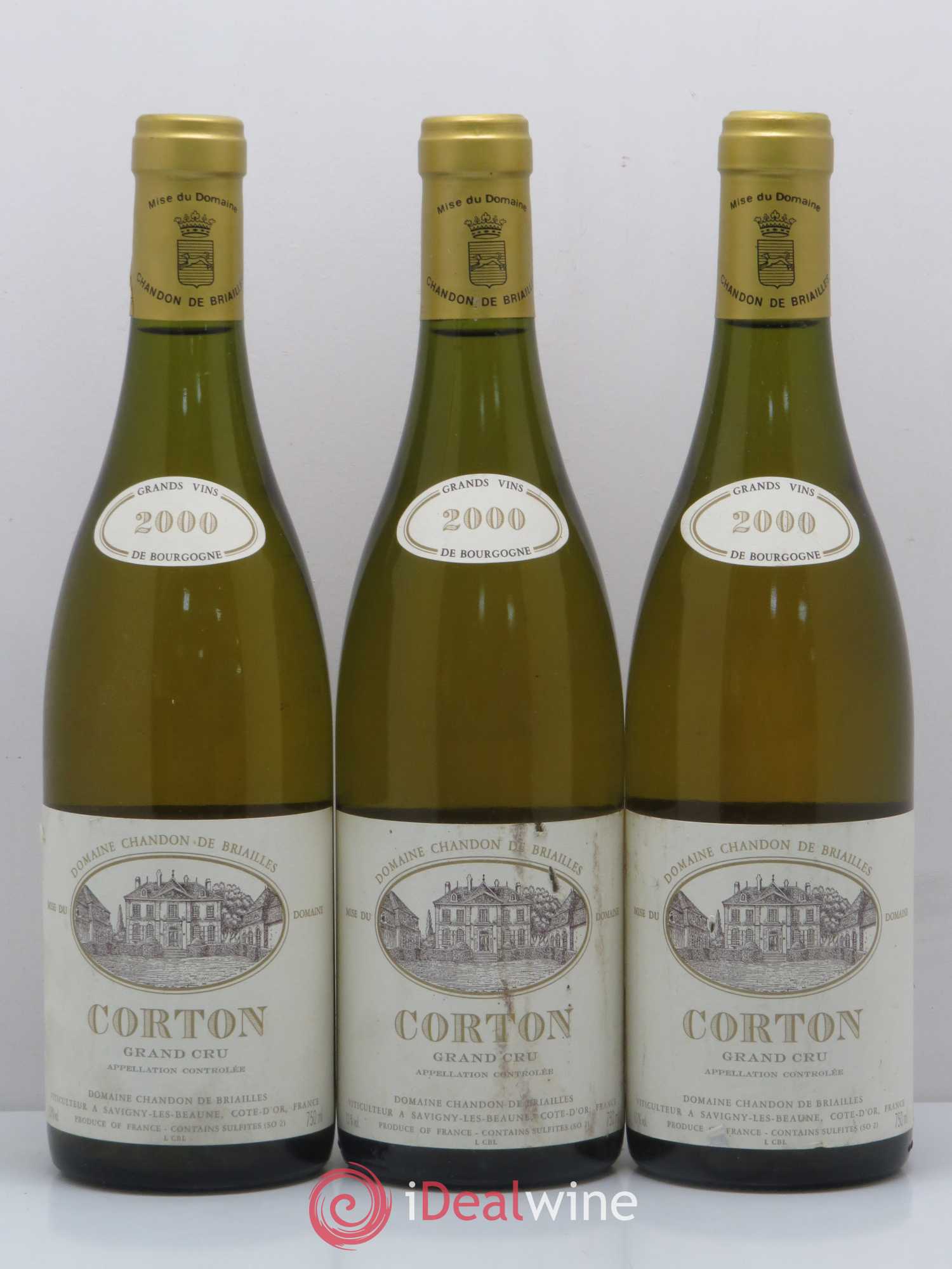 Corton Grand Cru Chandon de Briailles 2000 - Lot de 5 bouteilles - 1