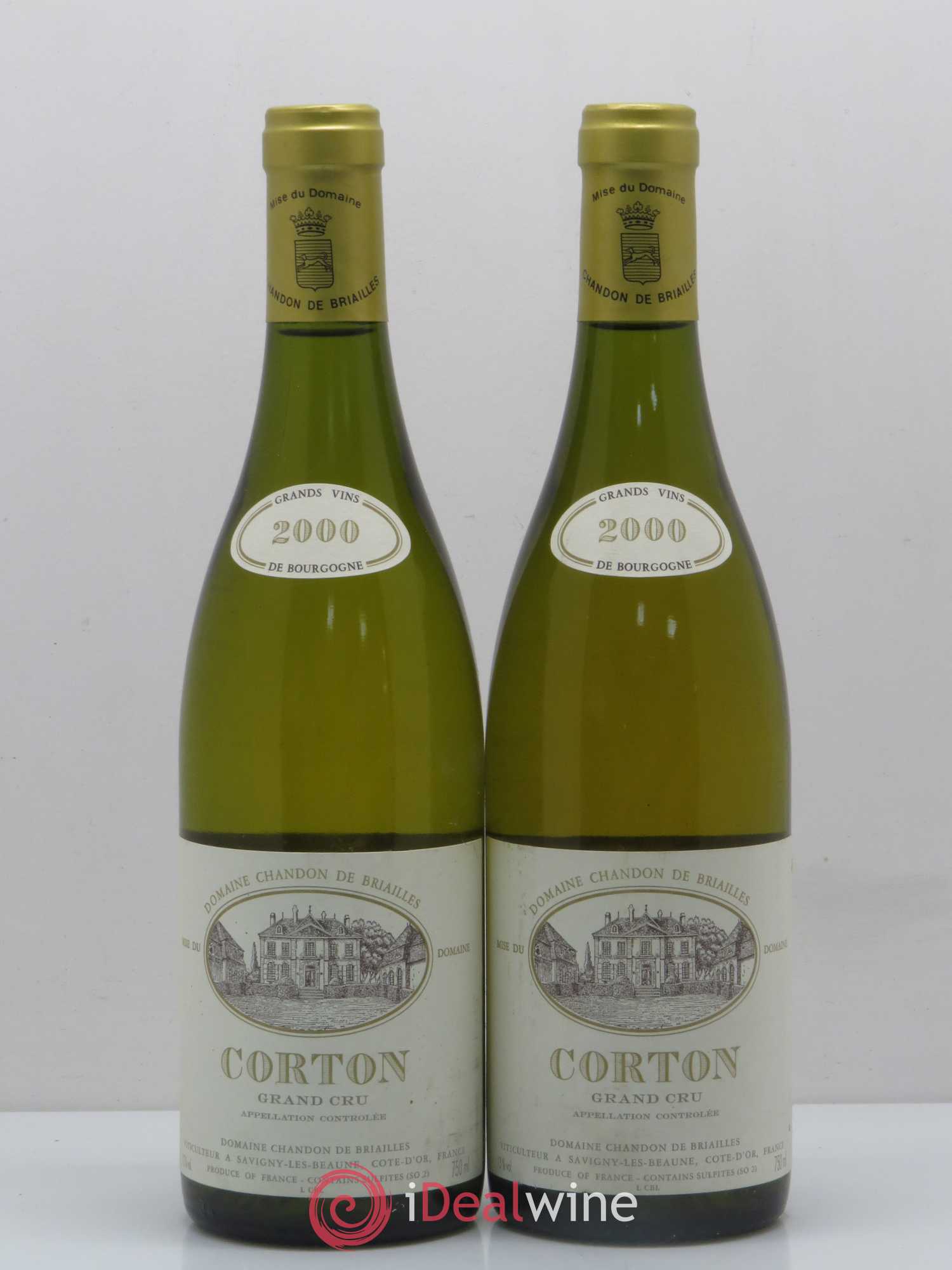 Corton Grand Cru Chandon de Briailles 2000 - Lot de 5 bouteilles - 2